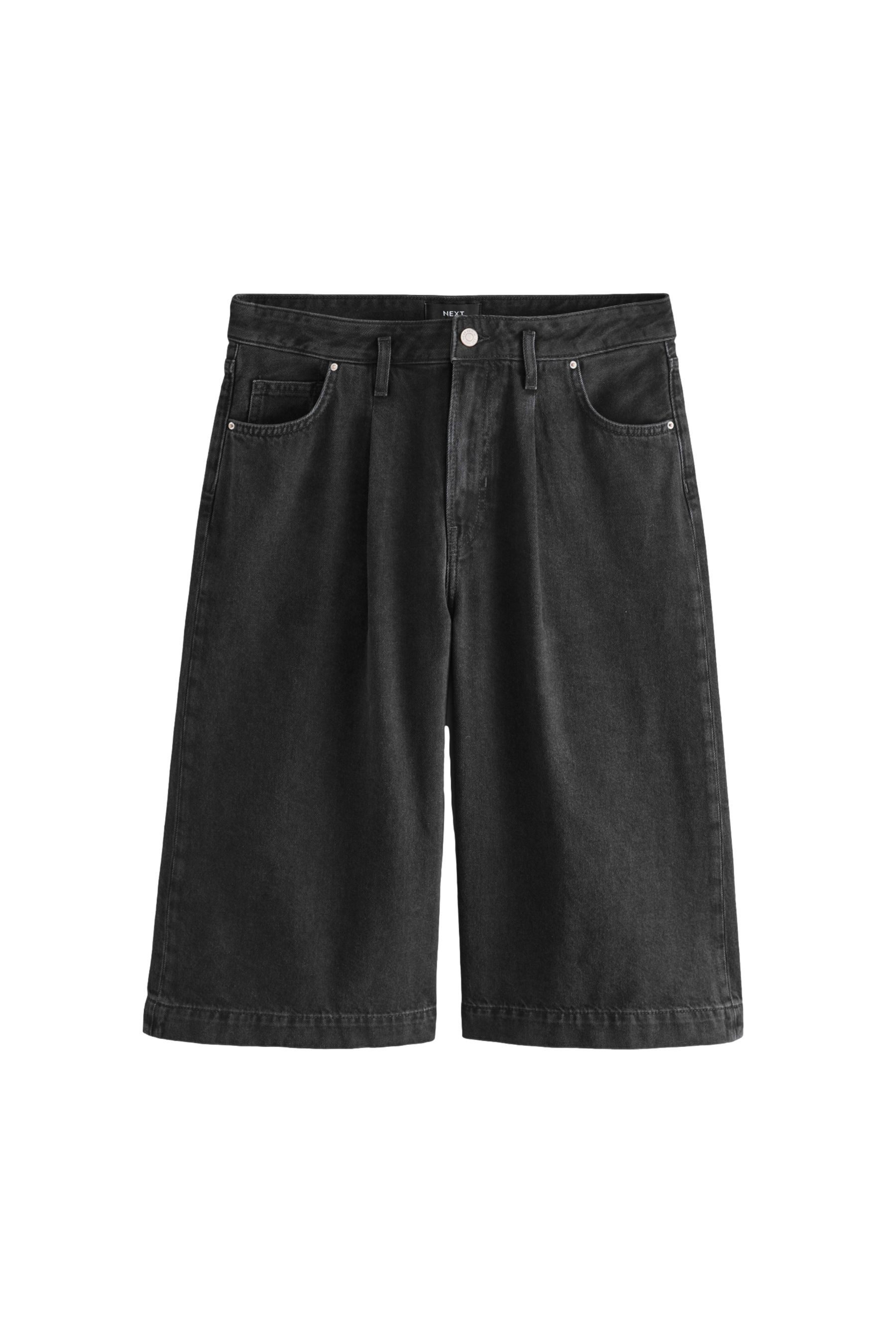 Shorts Bundfaltenshorts 100 % Baumwolle mit weitem Bein