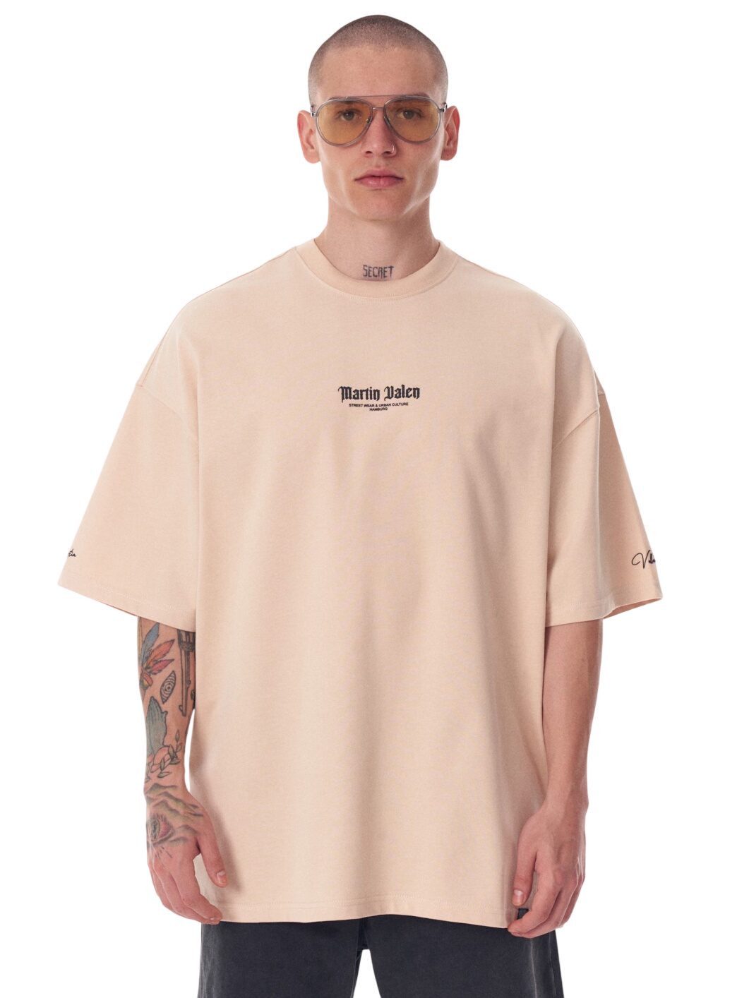 Martin Valen T-Shirt 3D-gedrucktes T-Shirt aus dickem Stoff