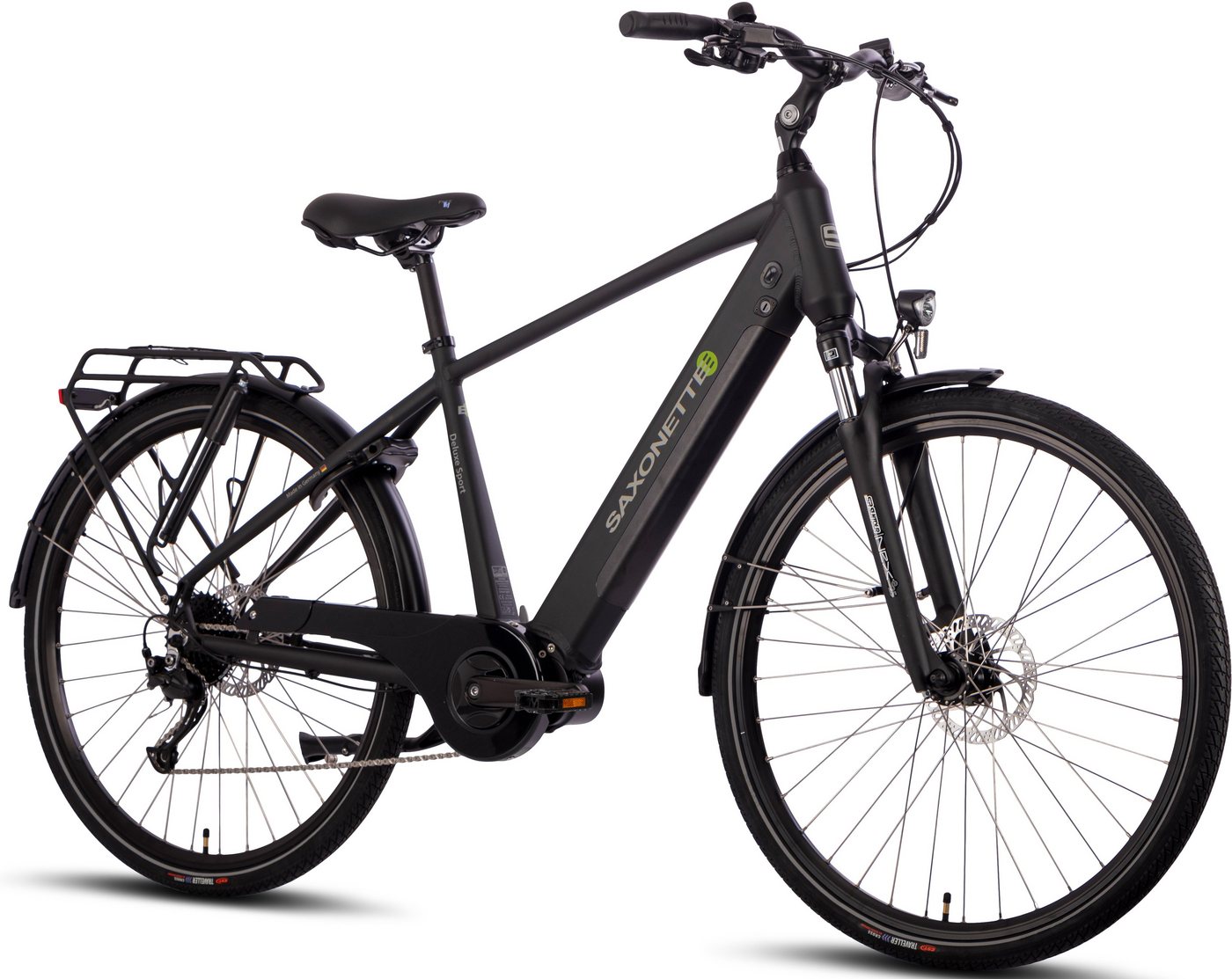Thumbnail - SAXONETTE E-Bike Cityrad Deluxe Sport Man, 9 Gang Shimano Alivio Schaltwerk, Kettenschaltung, Mittelmotor, 418 Wh, Pedel...