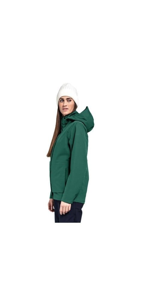 Schöffel Winterjacke ZipIn Toledo (wasserdicht, winddicht, atmungsaktiv) grün Damen