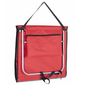 Bo-Camp Campingstuhl 2-in-1 Strandmatte Lota Rot (1 St)