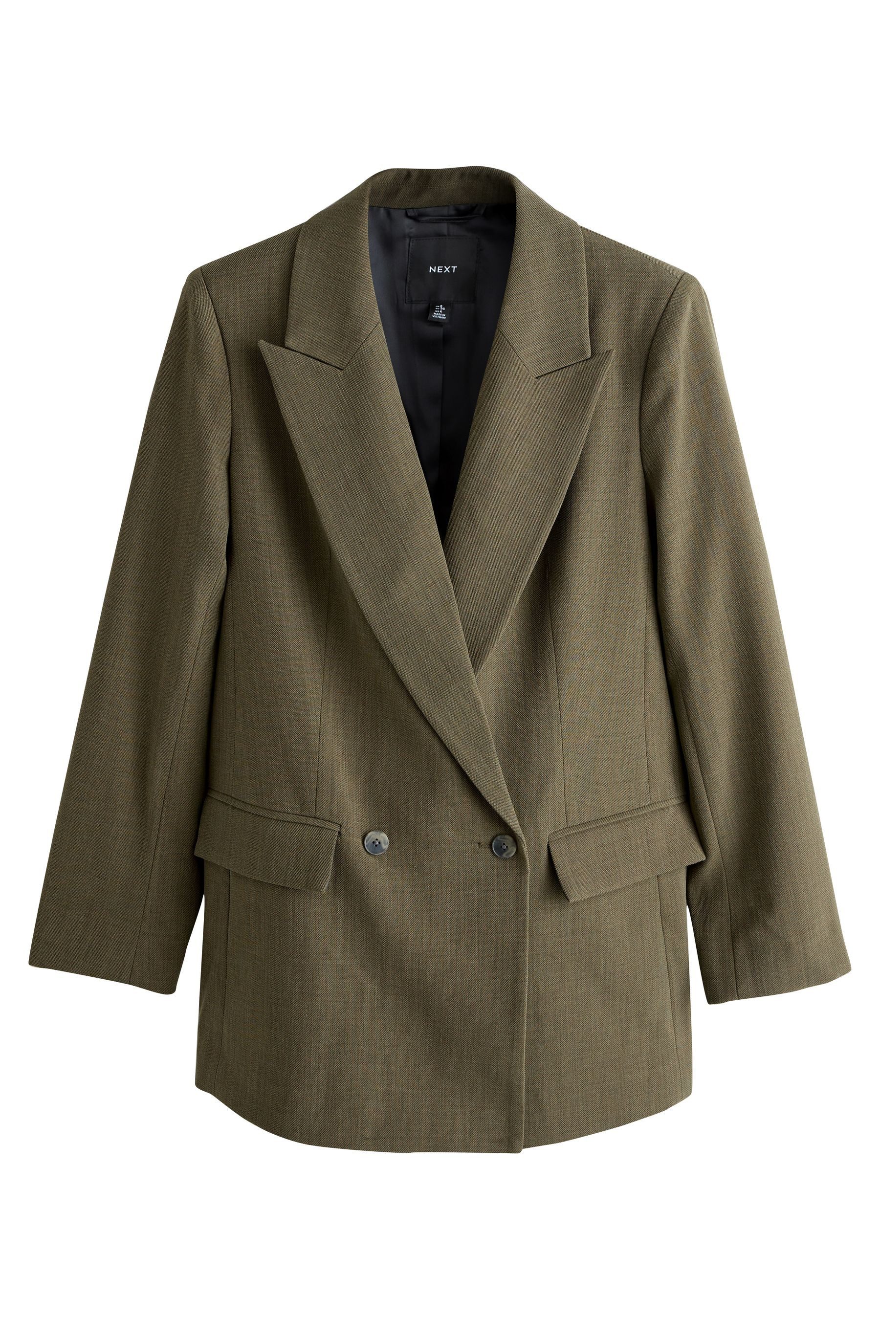 Next Jackenblazer Relaxed Fit Blazer mit Kreuzschraffur (1-tlg)