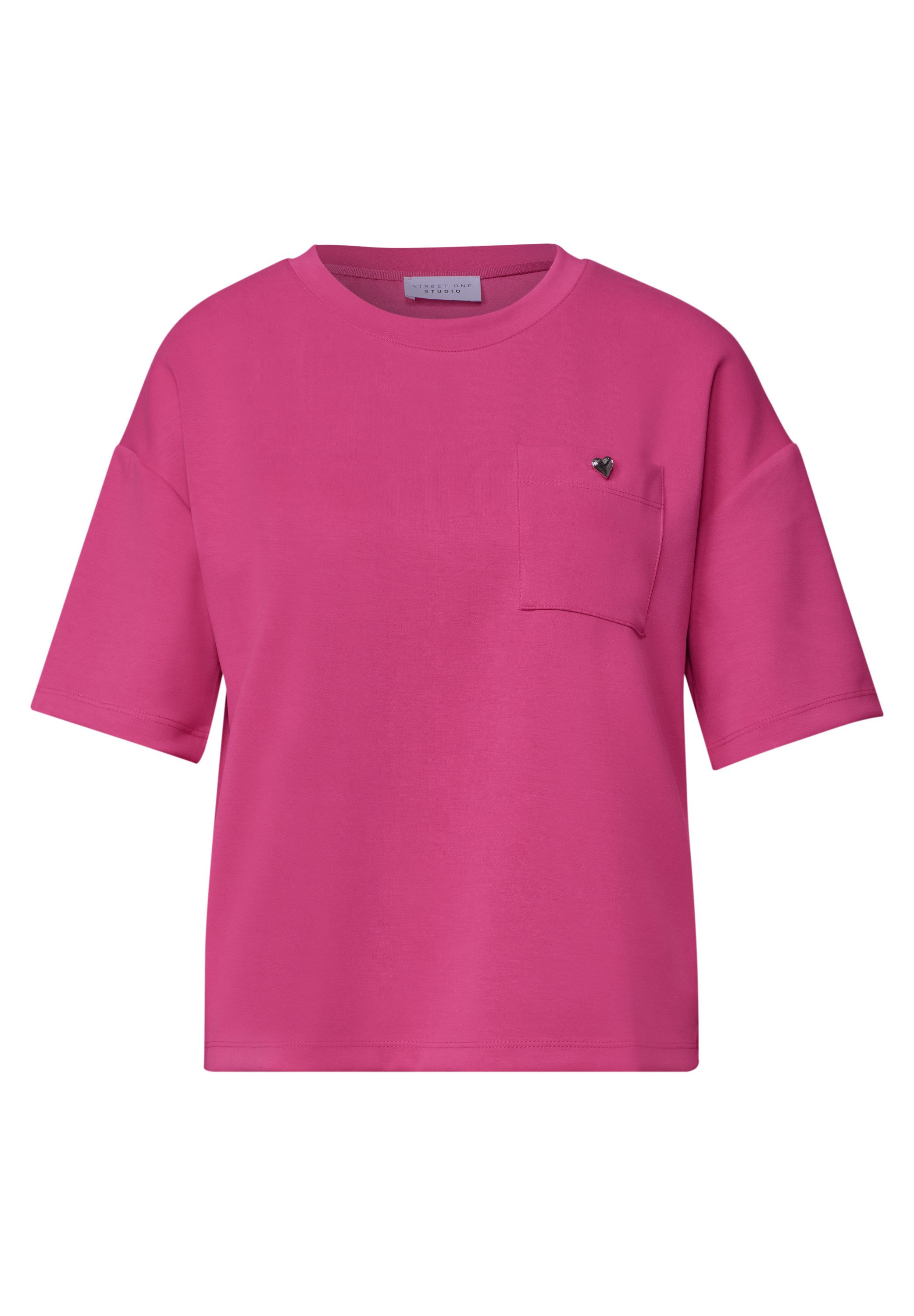 STREET ONE STUDIO T-Shirt aus softem Materialmix – Bild 4 von 5