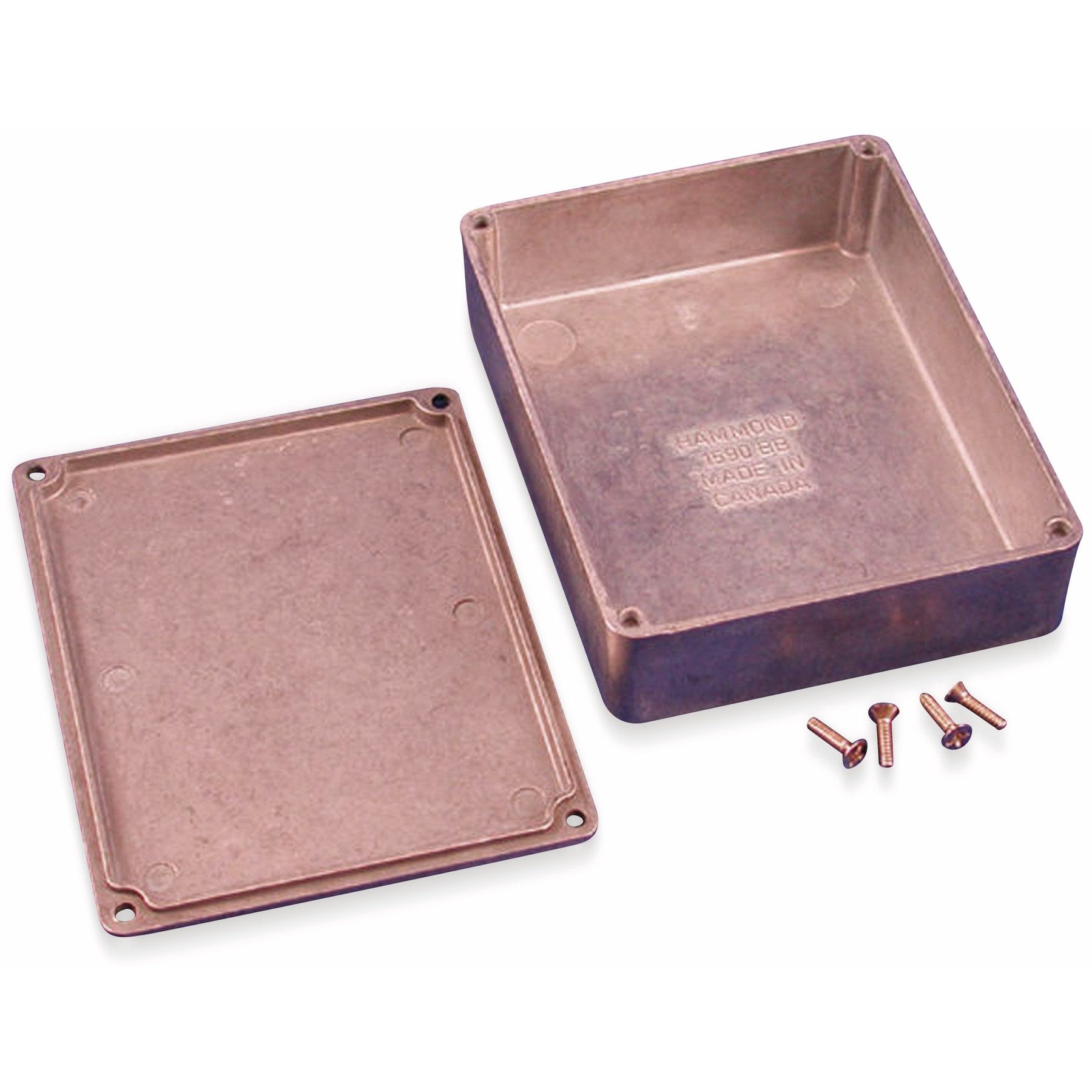 Hammond Montagerückgehäuse HAMMOND Aluminium-Gehäuse, 1590BB, 118,5x93,5x34 mm