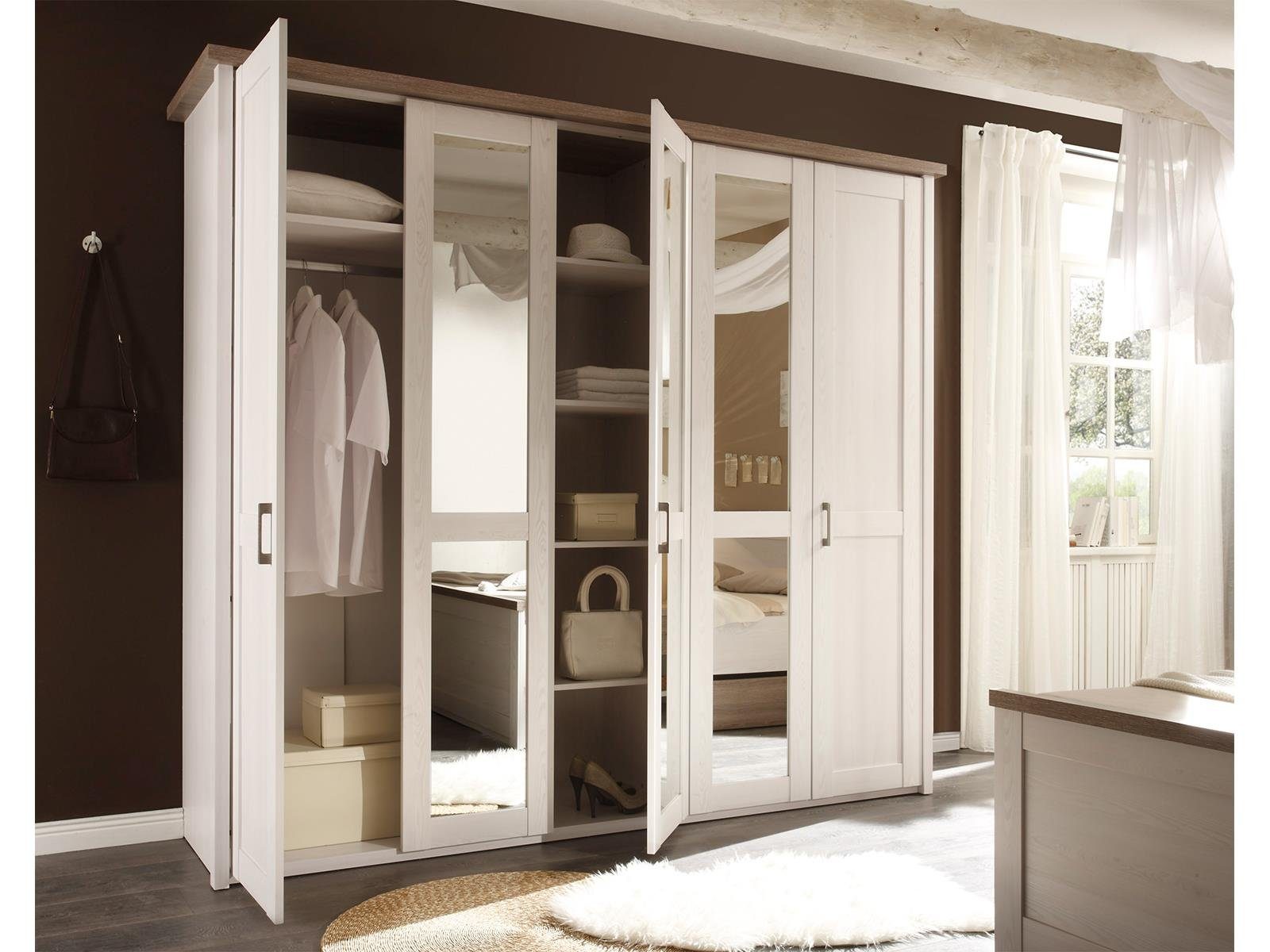 Pol-Power Kleiderschrank 241 x 212 x 62 cm (B/H/T)