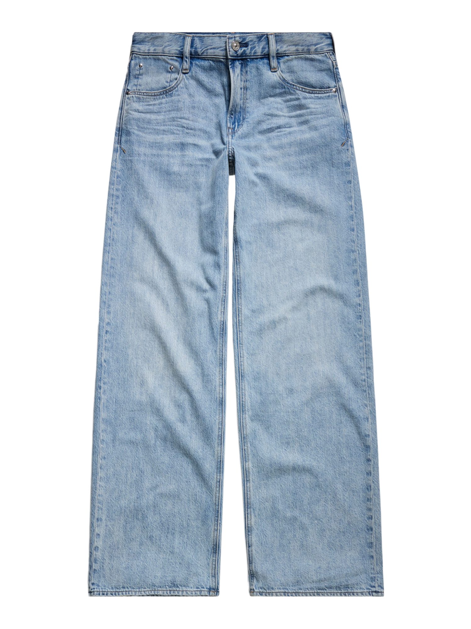 G-STAR 5-Pocket-Jeans blau,Casual,Baumwolle,Unifarben,Loose Fit,Hoch