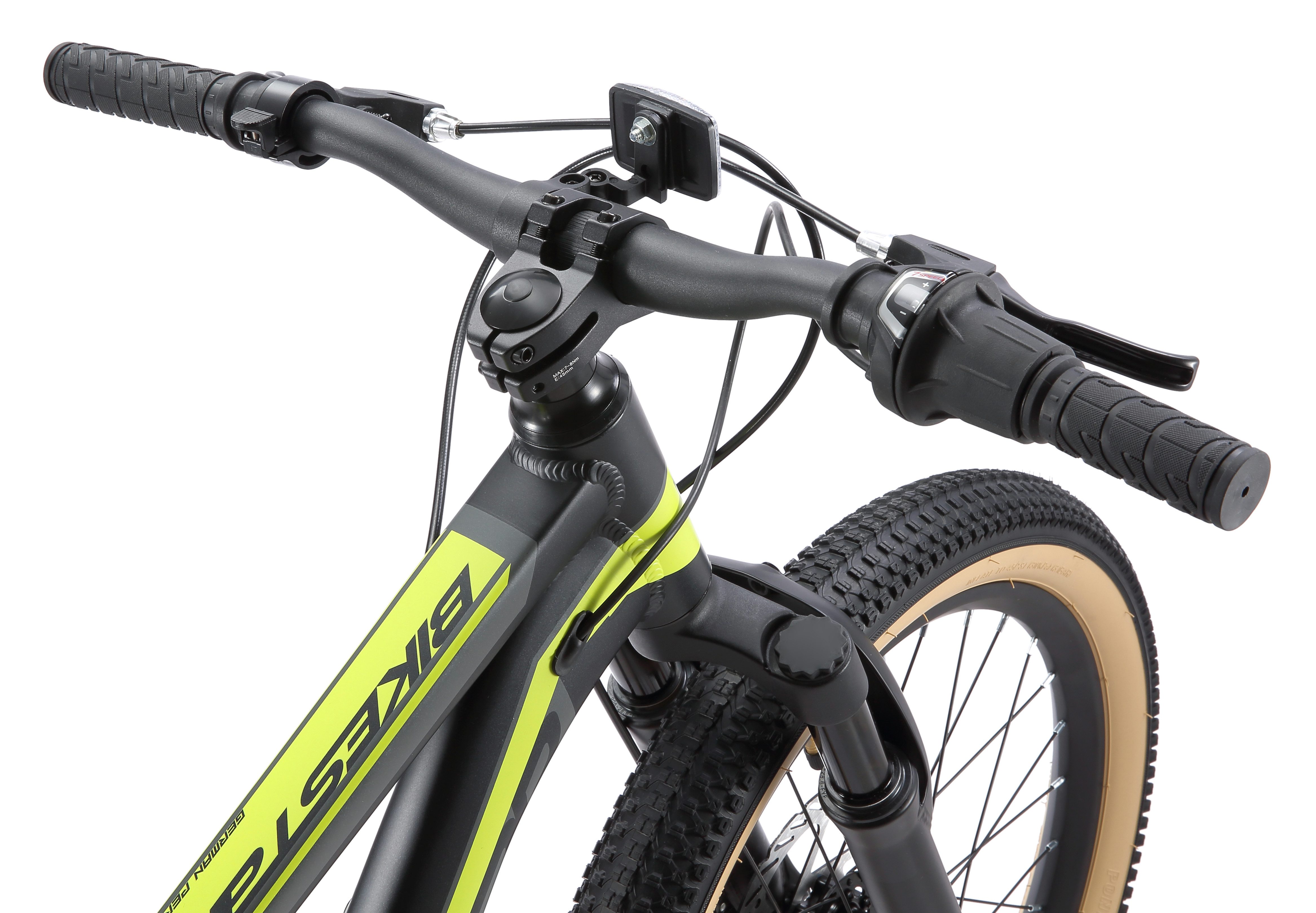 Bikestar Jugendfahrrad, 7 Gang Shimano RD-TY21 Schaltwerk, Kettenschaltung