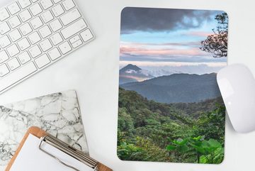 MuchoWow Mauspad Dschungel - Berge - Costa Rica - Jungen - Mädchen - Kinder Pad (1-St), Mousepad Computer Mousepads - Maus Mat - Pad - Mausunterlage