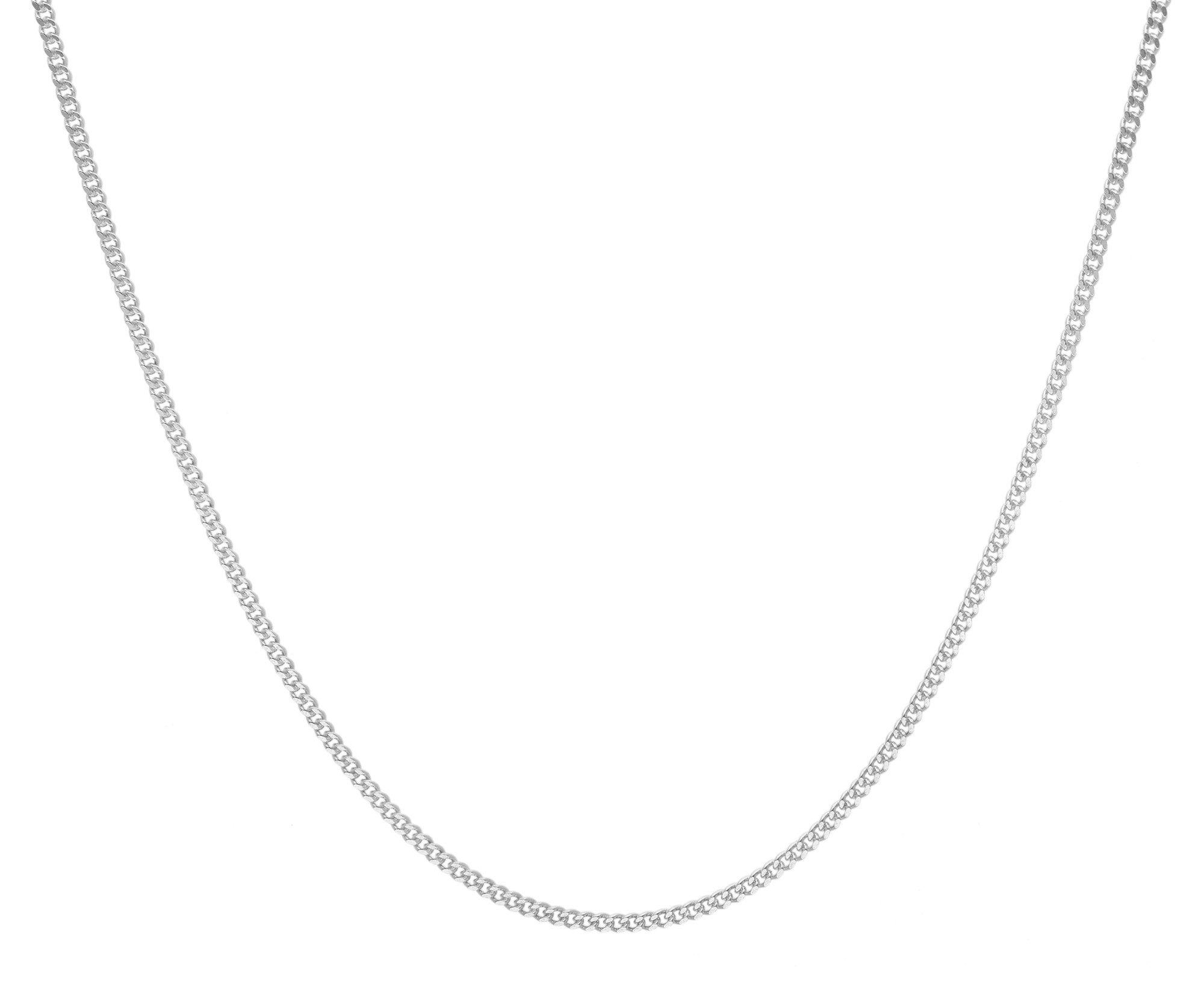 trendor Panzerkette Feine Panzerkette 925 Silber-Kette 1,1 mm
