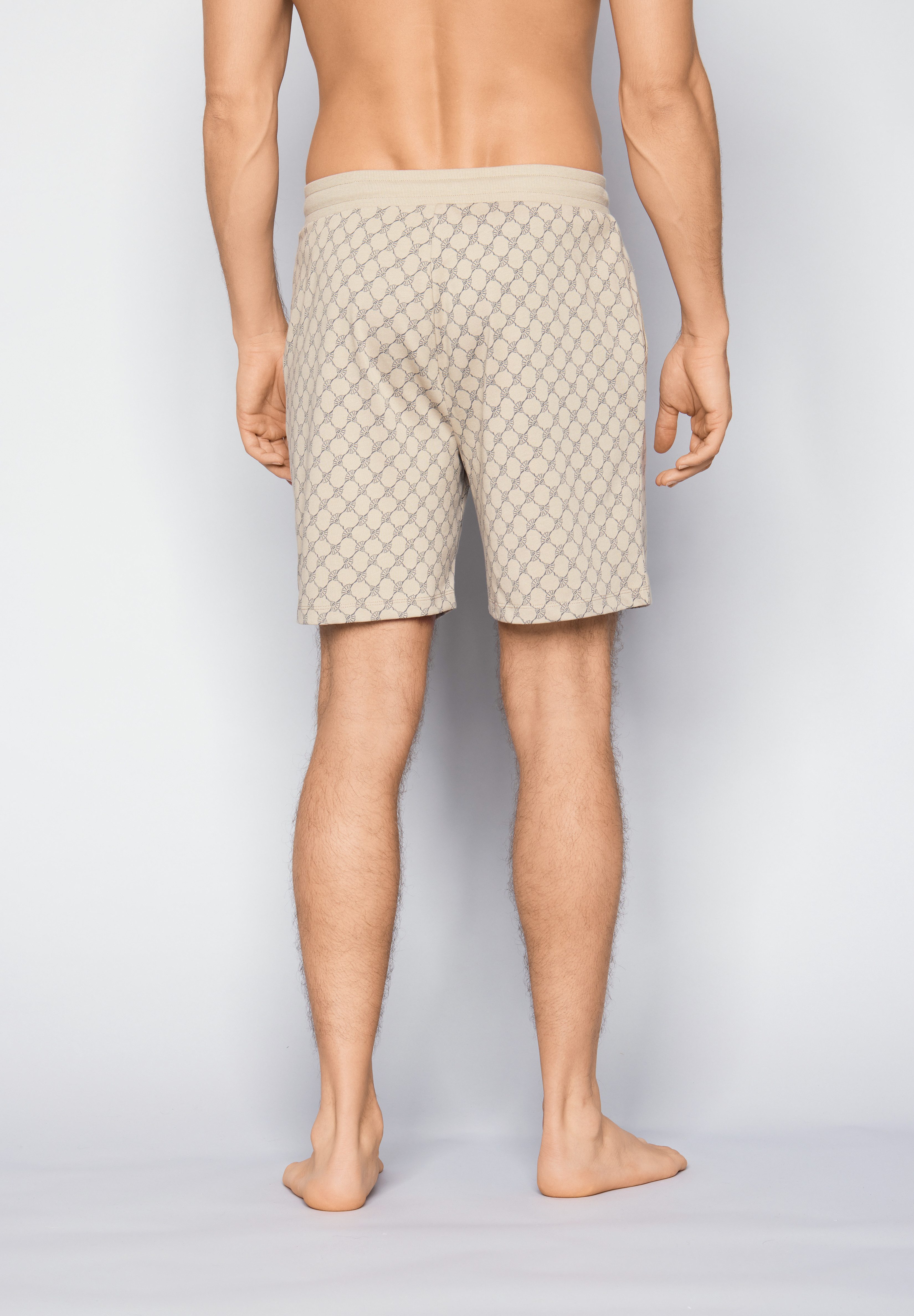 JOOP! Shorts Leisure mit allover Cornflower-Print, seitlichen Eingrifftaschen
