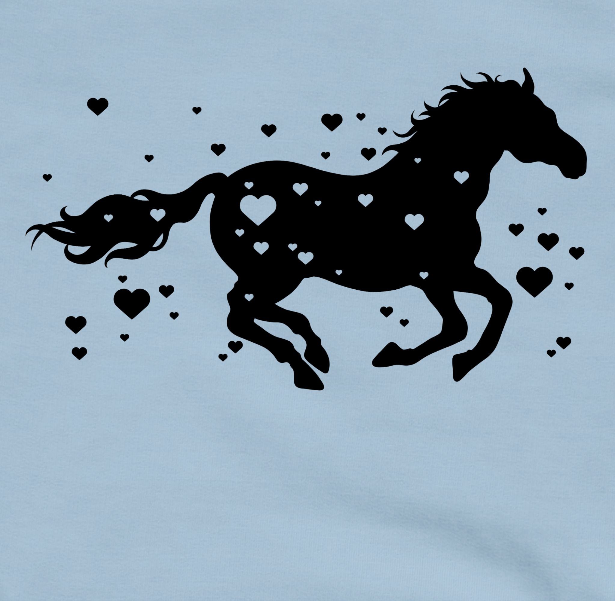 Shirtracer Sweatshirt Laufendes Pferd I Pferde Geschenk Reiten I Pferdemädchen Pferd – Bild 2 von 5