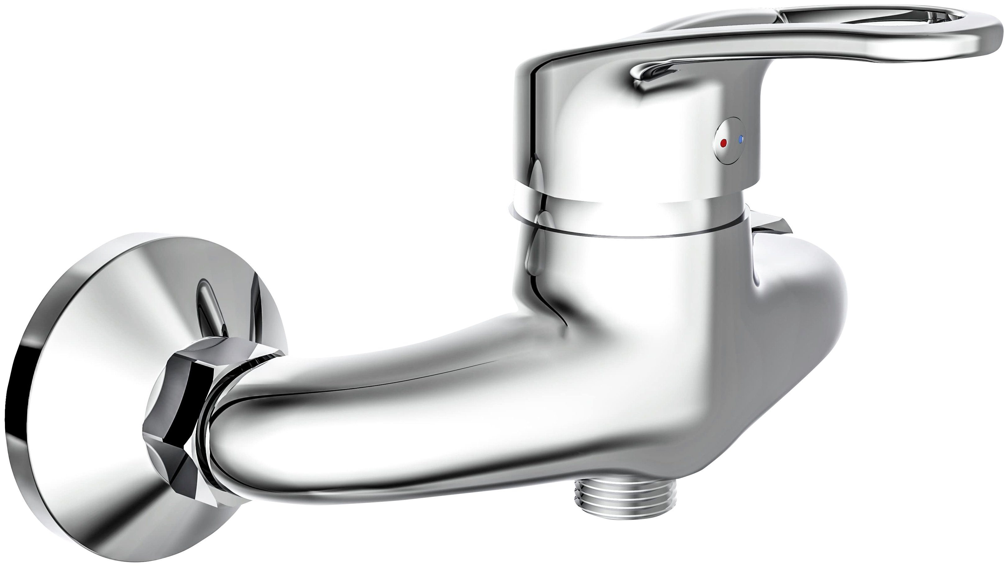 Schütte Duscharmatur Batoni Wasserhahn Bad, Mischbatterie Dusche in Chrom