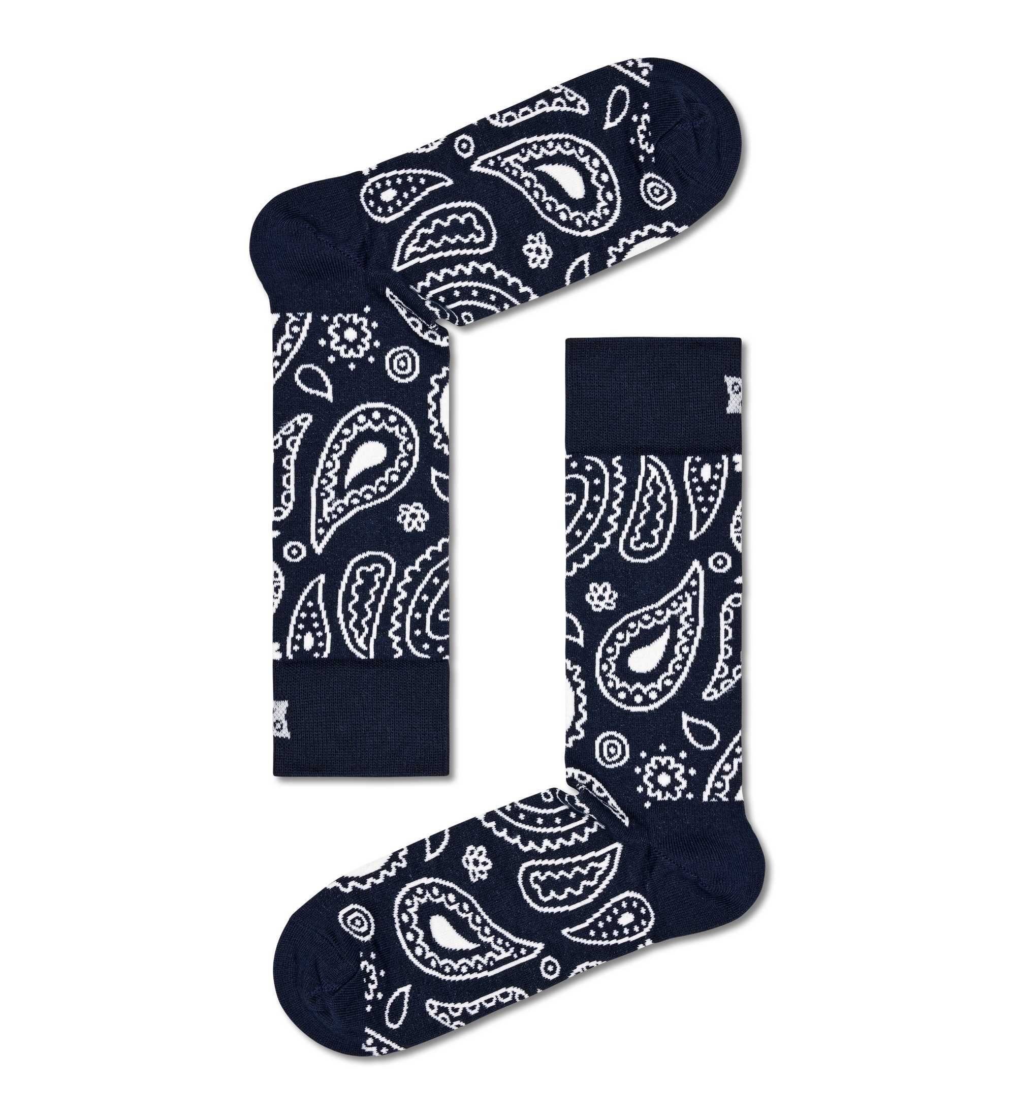 Happy Socks Geschenkbox Blues Socken, Kurzsocken Unisex 4er Moody Pack