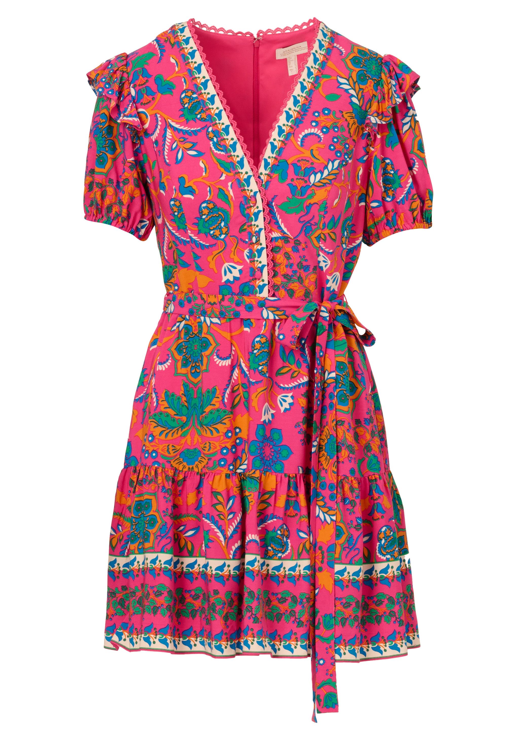 Adrianna Papell Sommerkleid Printed Short Flounce günstig online kaufen