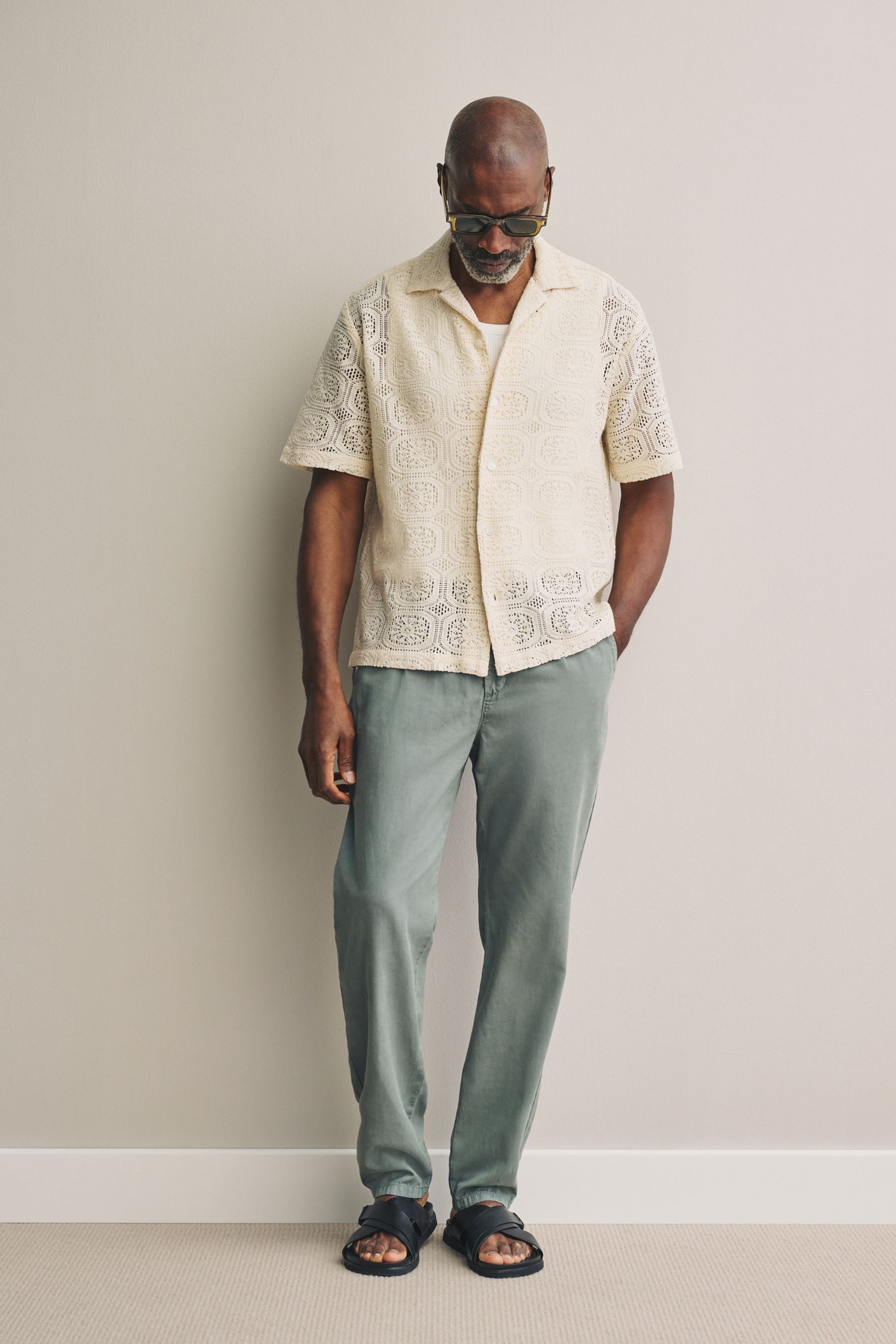 Next Leinenhose Signature Hose aus weichem Lyocell (1-tlg)