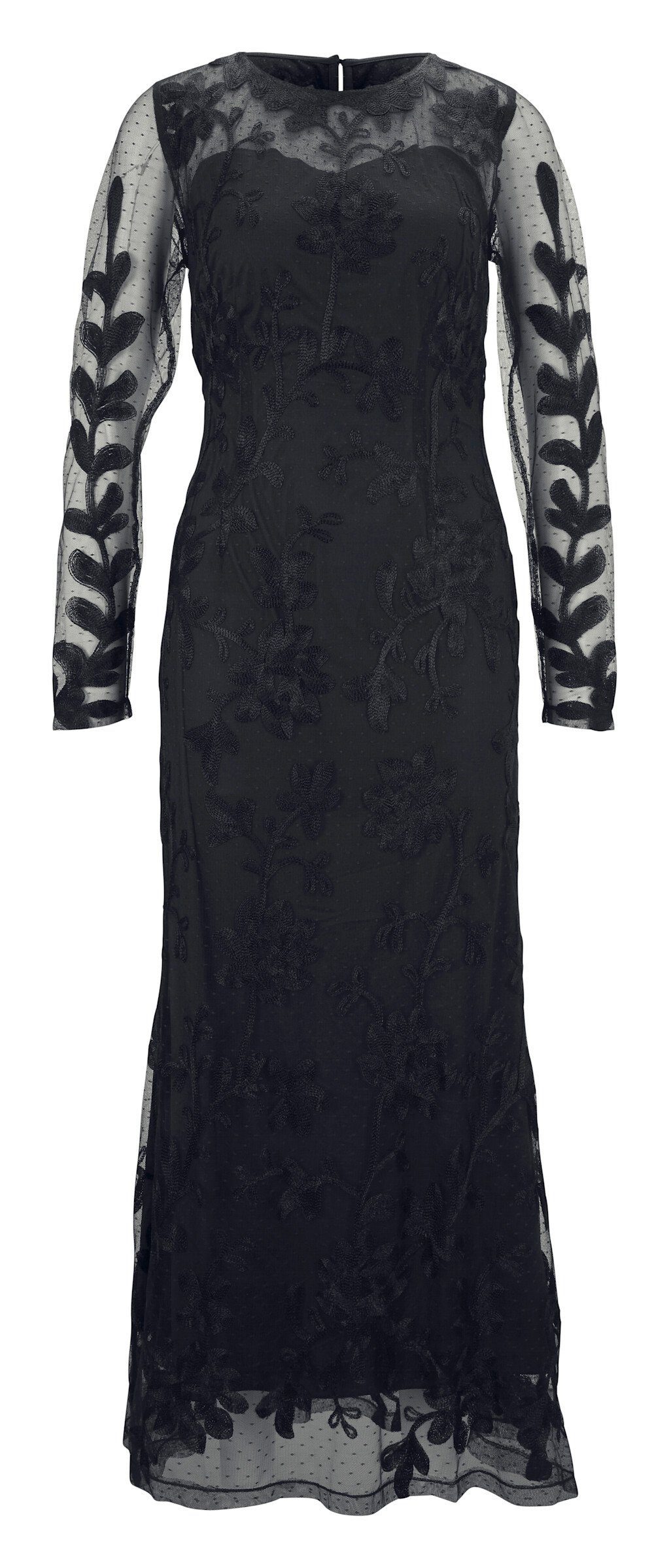 Etuikleid Abendkleid Langarm