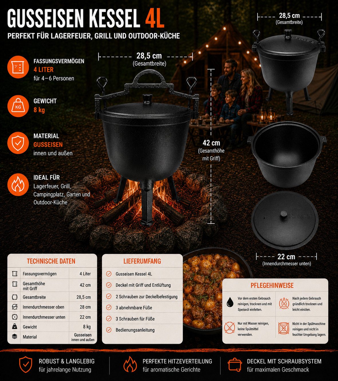 Hage Feuertopf Dutch Oven