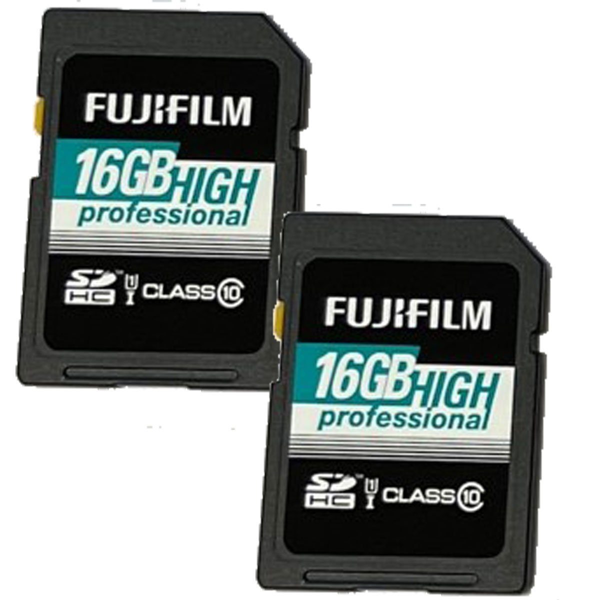 FUJIFILM 2 x Fujifilm 16 GB SD Karte Speicherkarte (16 GB GB)