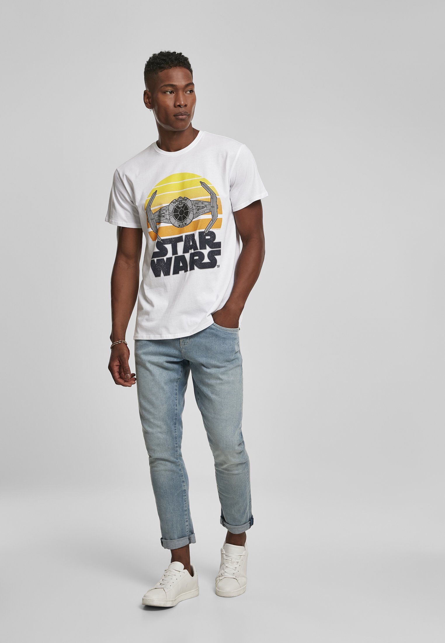 Merchcode T-Shirt Herren Star Wars Tee Sunset (1-tlg)