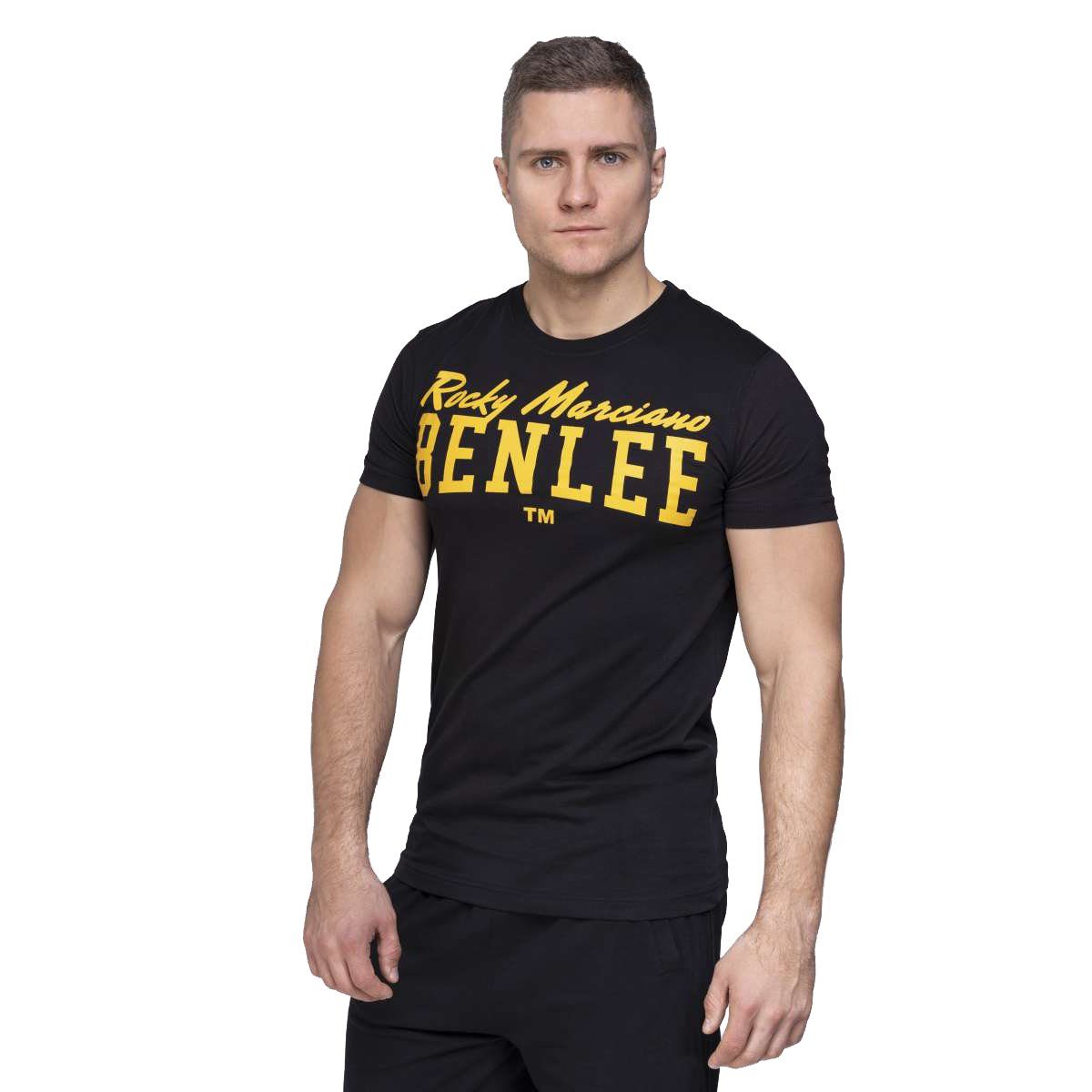 Benlee Rocky Marciano T-Shirt Benlee Herren LOGO T-Shirt black S (1-tlg)