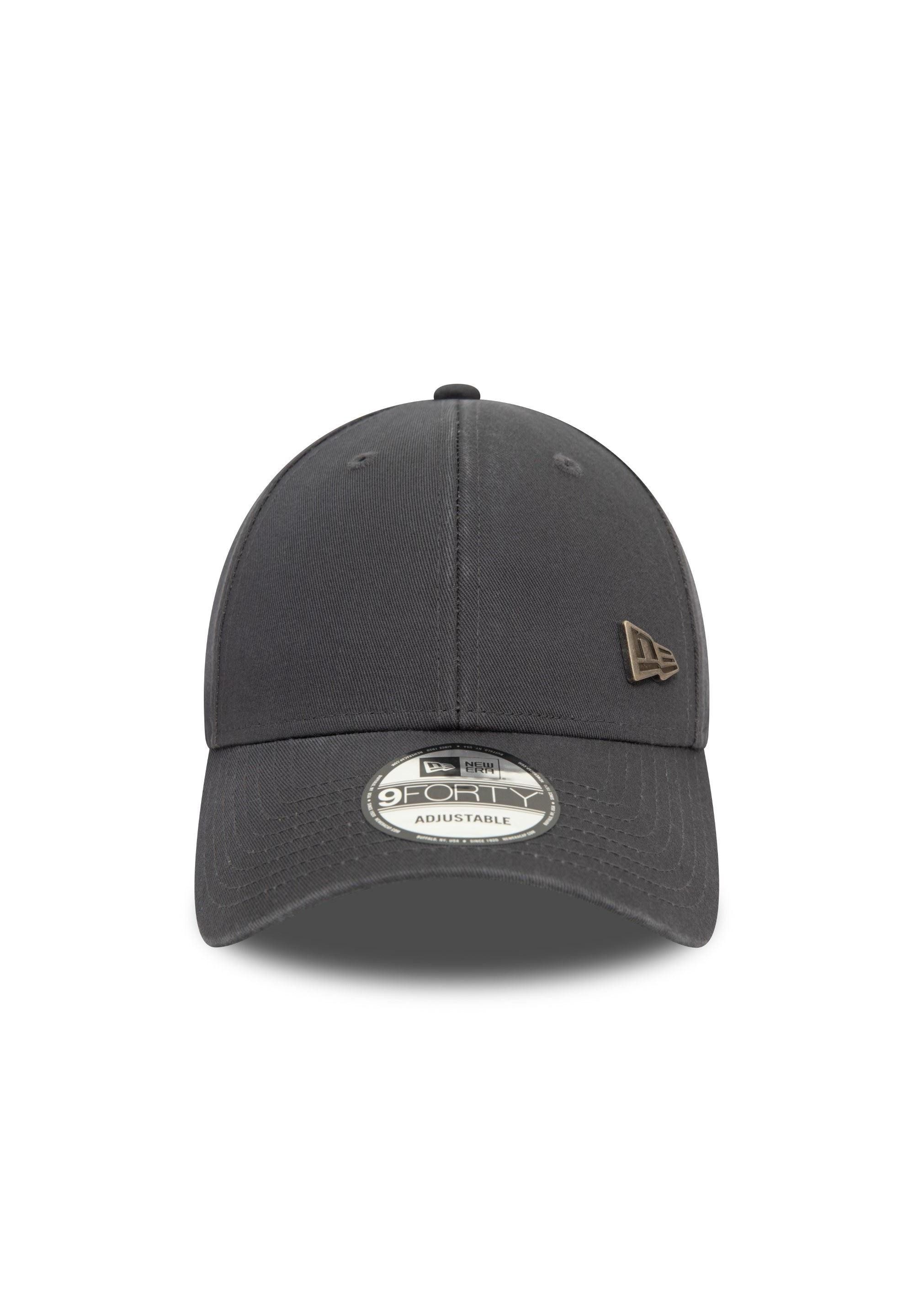 New Era Baseball Cap NE Pin Dunkelgrau Verstellbare 9Forty Cap New Era (1-St)