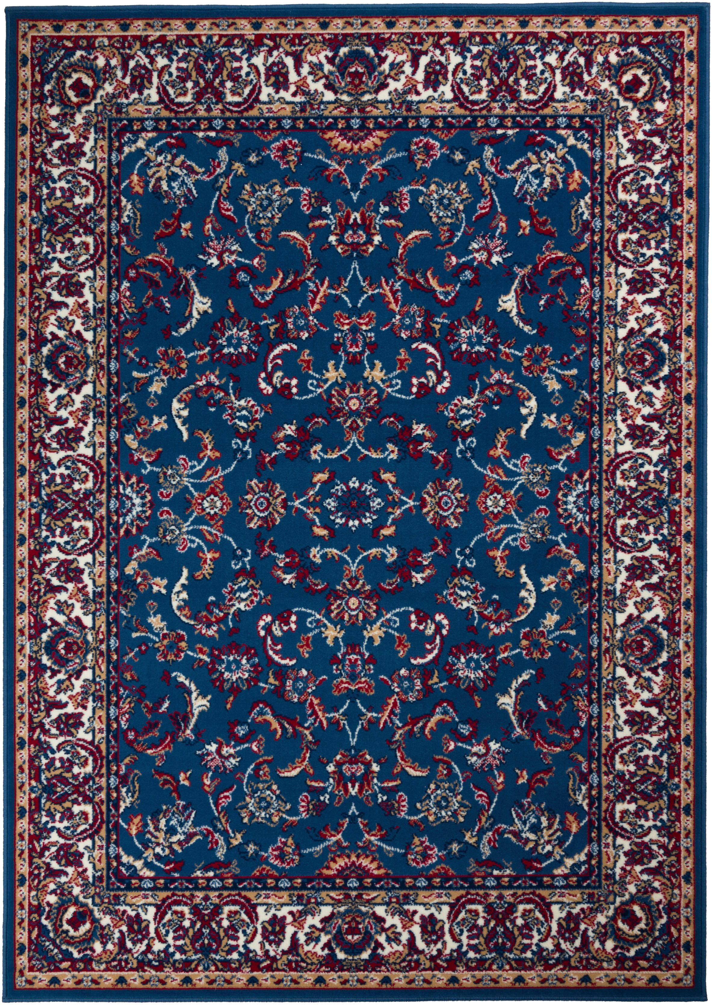 OTTO home Teppich Ezzo, mit Bordüre, Kurzflor, Made in Belgium, rechteckig, Höhe: 7 mm, Orient-Optik, Teppich, Wohnzimmer, Esszimmer, Schlafzimmer