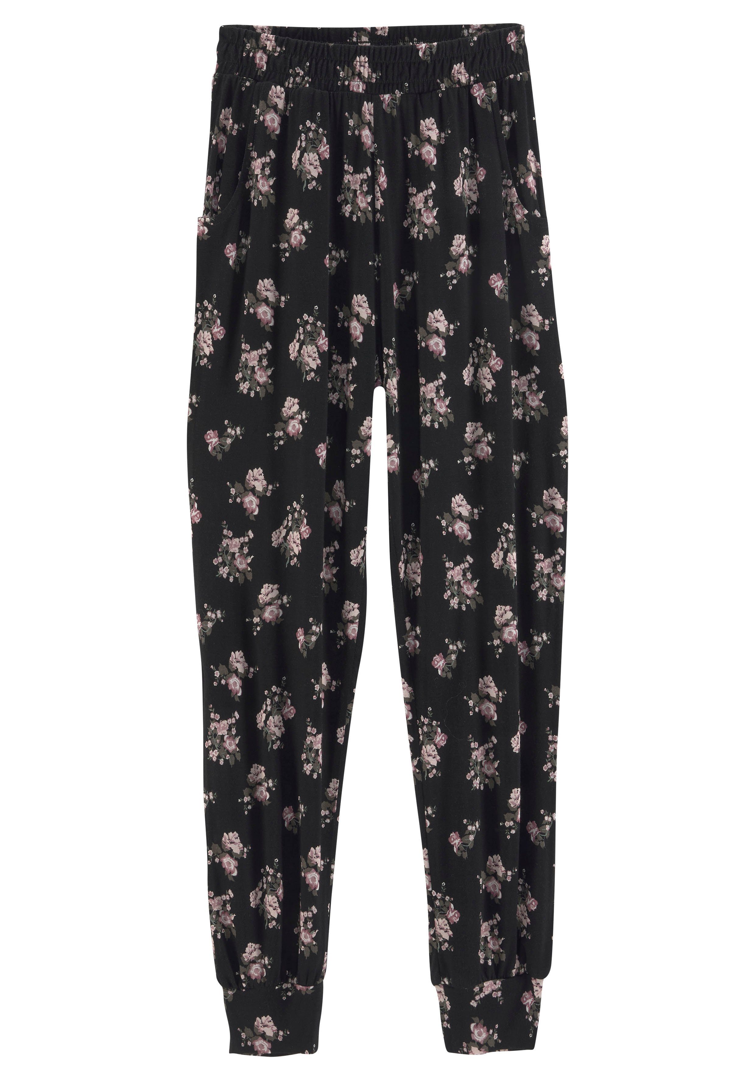 KIDSWORLD Haremshose Viskosehose mit Blumen-Allover in bequemer Form – Bild 2 von 5