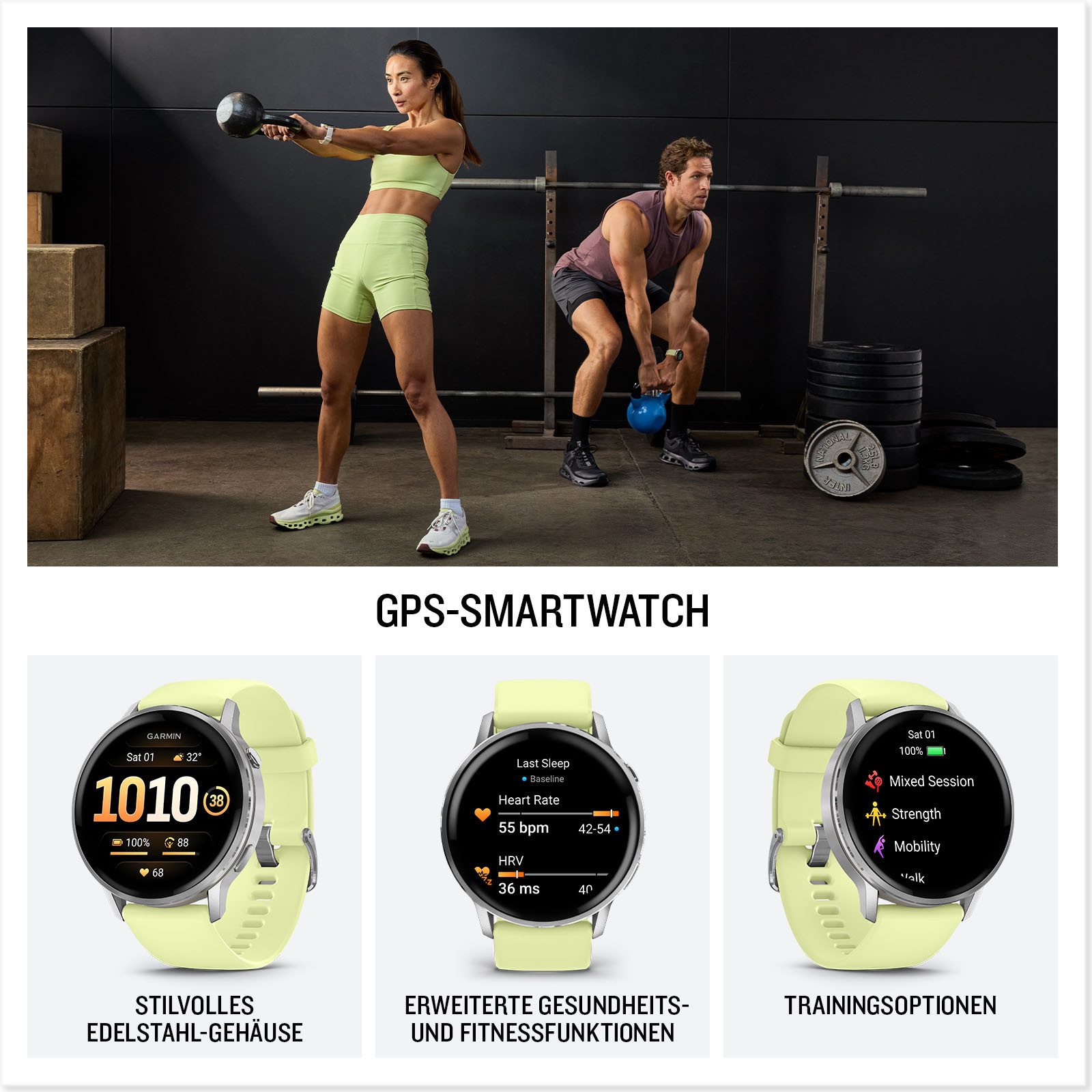 Garmin Venu 4 Smartwatch (3,53 cm/1,4 Zoll, Garmin)