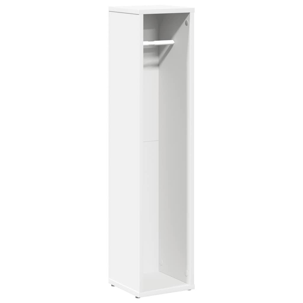 vidaXL Badezimmer-Set Badezimmerschrank mit Rollenhalter Weiß günstig online kaufen