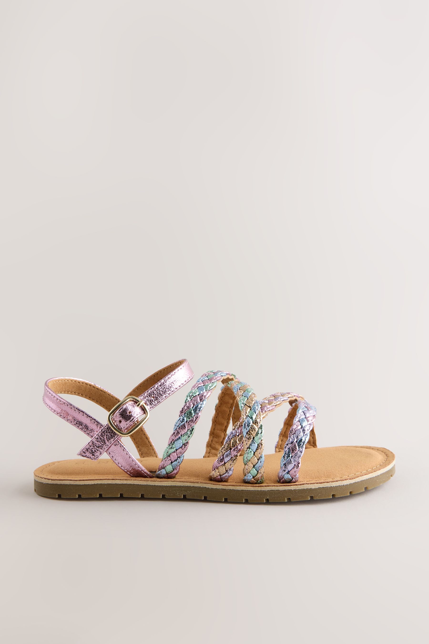 Next Riemchensandalen mit Flechtdetails Riemchensandale (1-tlg)