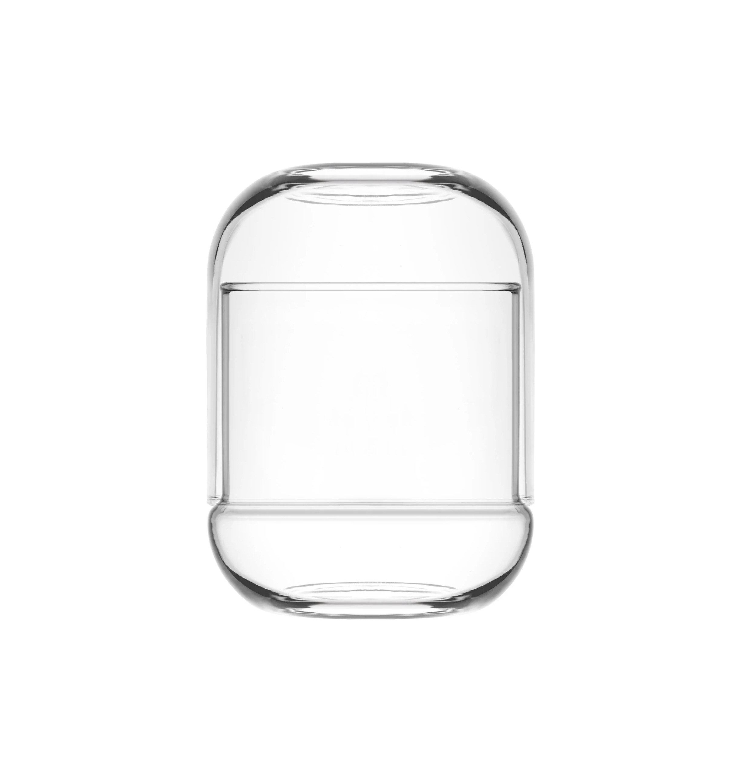 LAV Zuckerdose Duo Zuckerdose aus hochwertigem Glas - 380 ml - transparent & modern, Glas, (1-tlg)