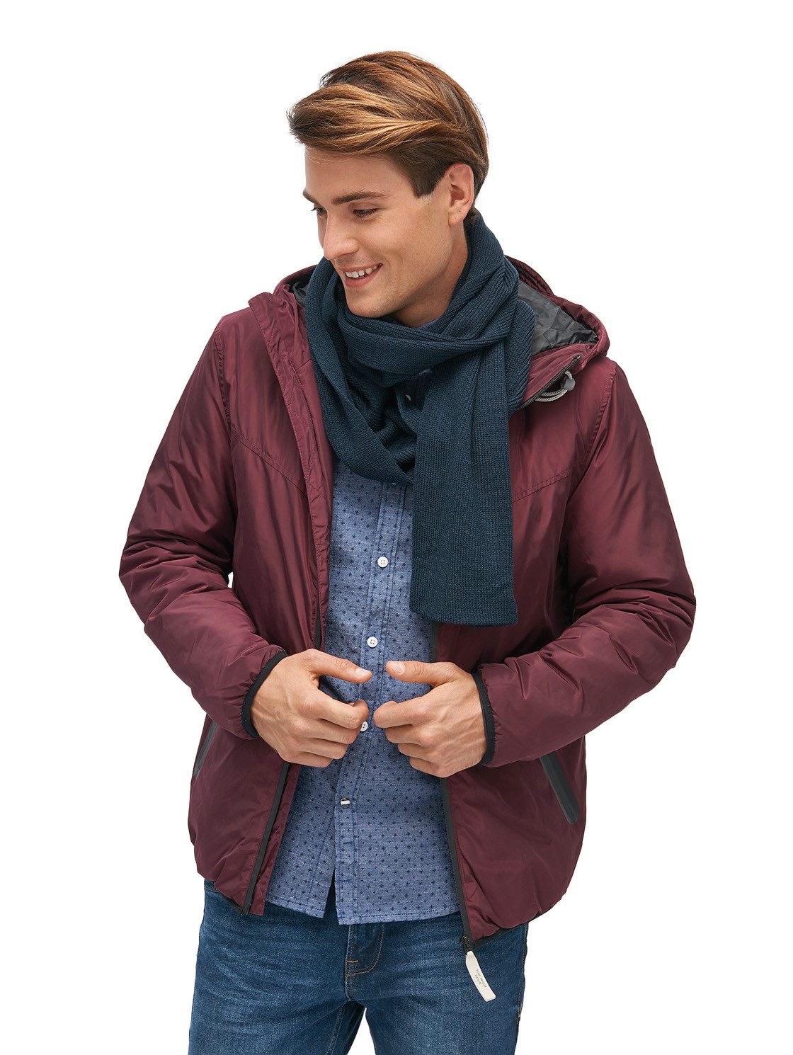 TOM TAILOR Schal basic scarf - half c