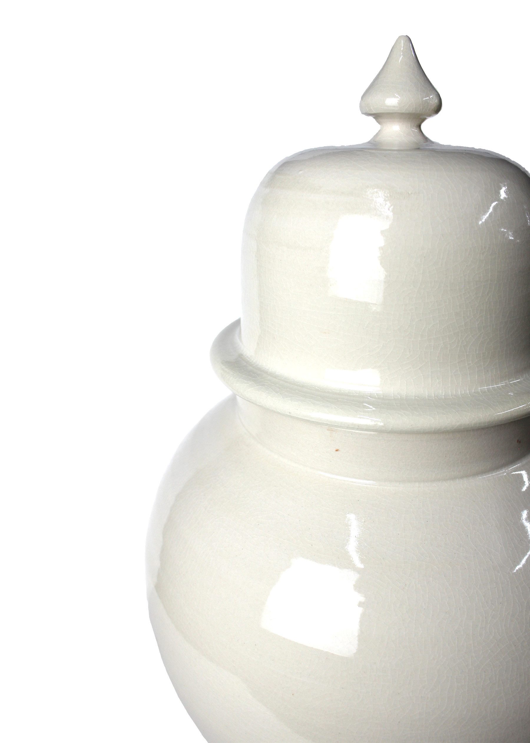 Signature Home Collection Dekovase (1 Stück, 1 St., 1 Keramikvase mit Deckel), Handgefertigte Keramik aus Italien