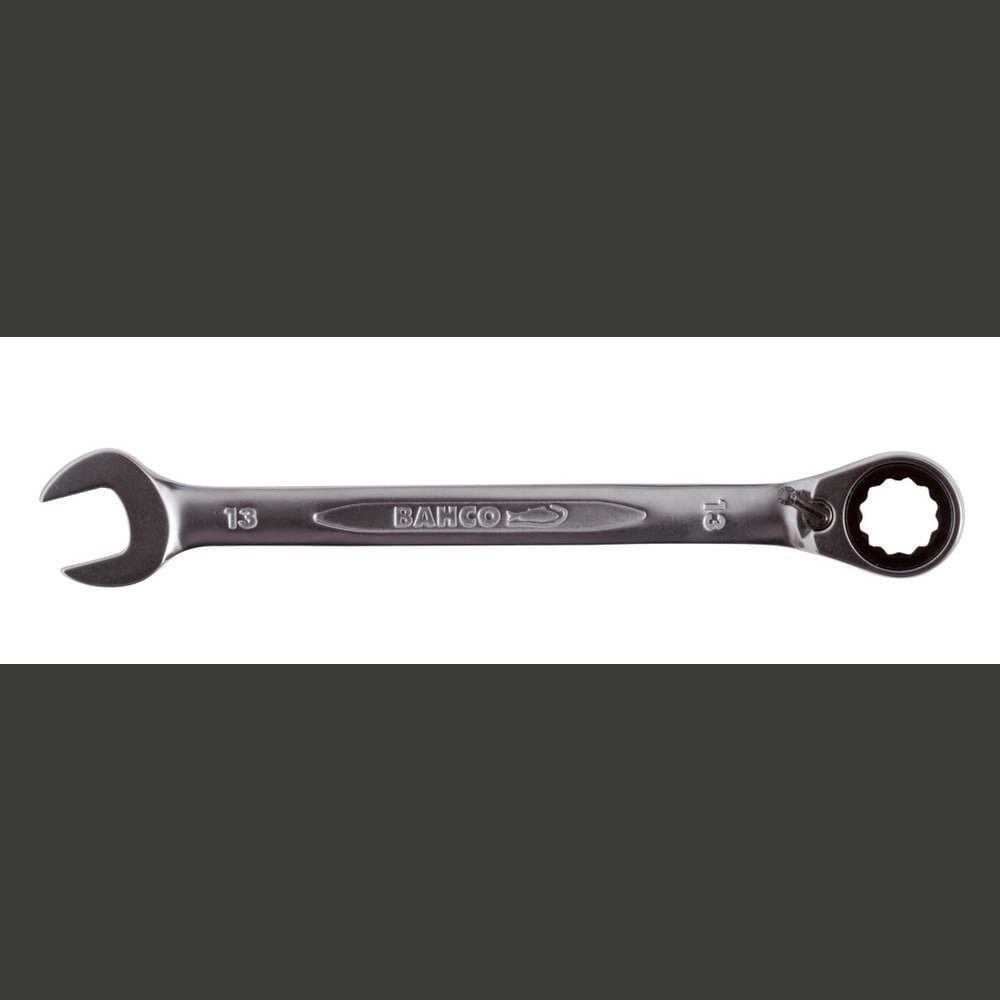 BAHCO Ringschlüssel Knarren-Ring-Maulschlüssel, Maul 15° Abgew., Sw 11mm 1RM-11