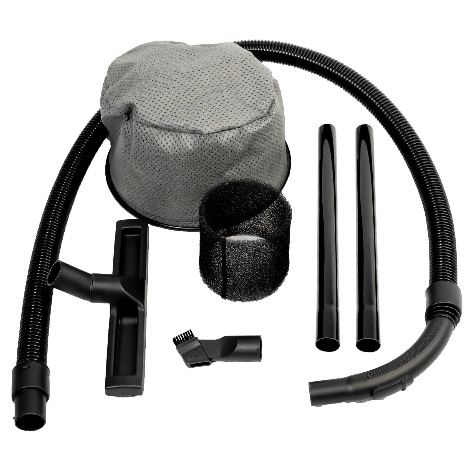 Grafner Nass-Trocken-Sauger Nass- und Trockensauger Industriesauger 1200W 30L beutellos, beutellos, umfangreiches Zubehör