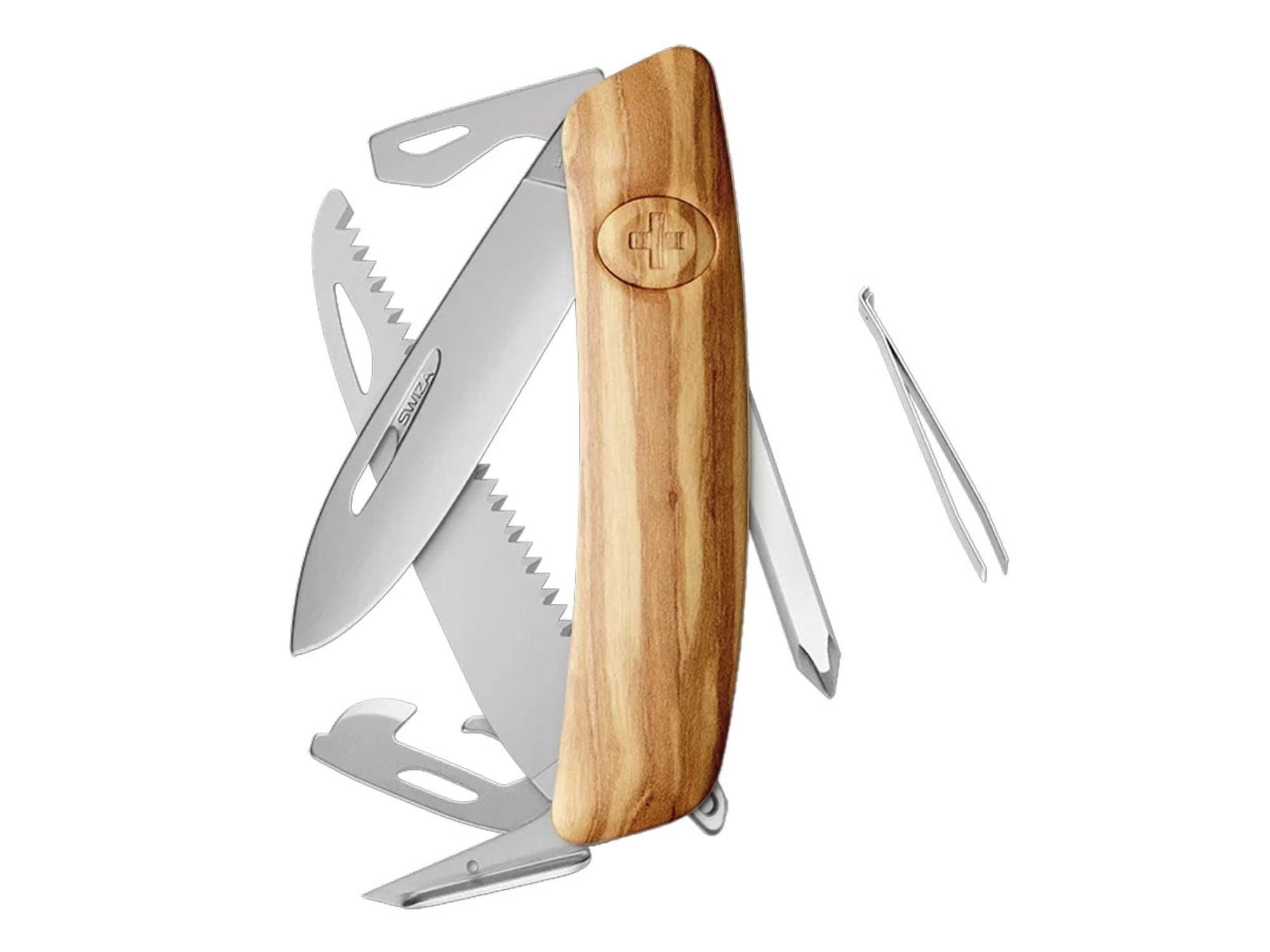 SWIZA Taschenmesser Swiza D06R AM Wood Olive KNR.0066.6310