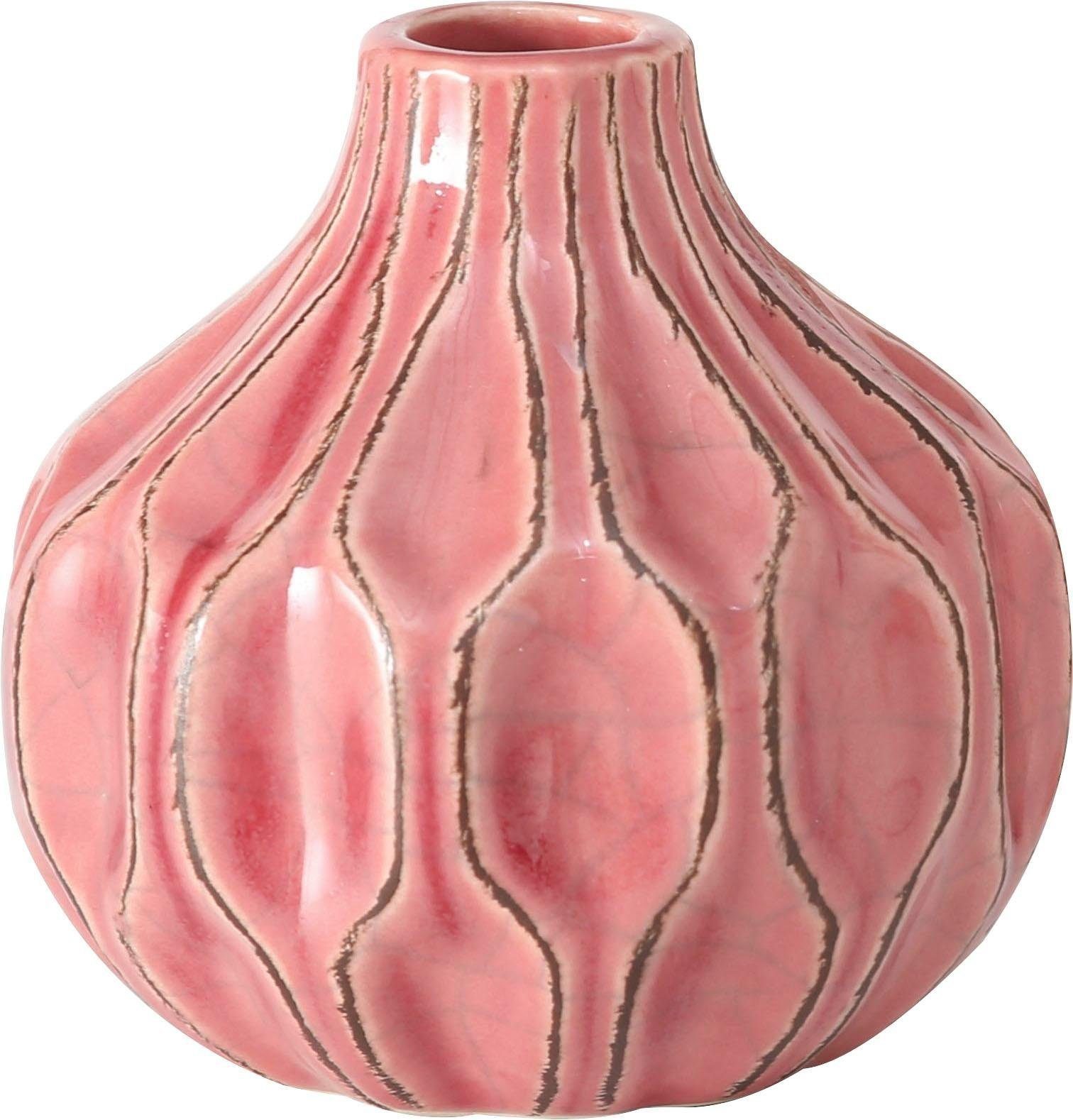 BOLTZE Lena Keramik aus 3 St), (Set, Kugelvase