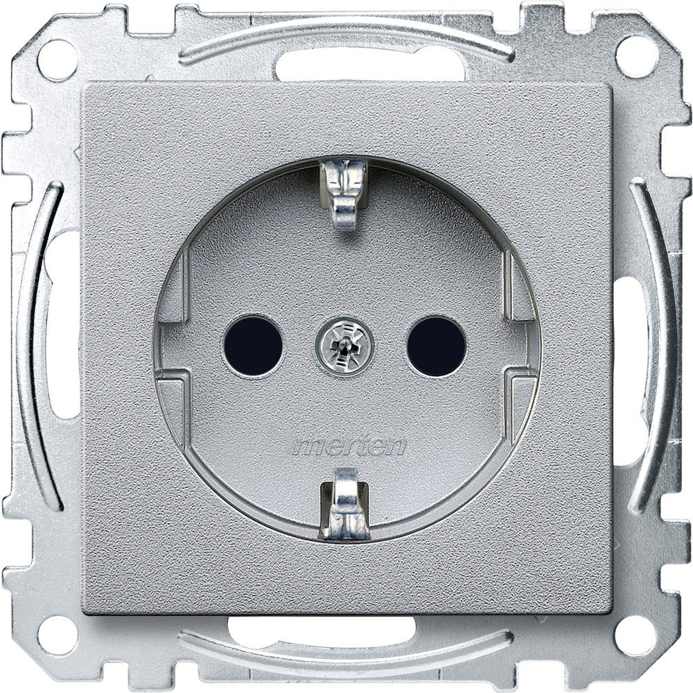 merten Выключатель Merten Steckdose System M Aluminium MEG2300-0460 1 St.