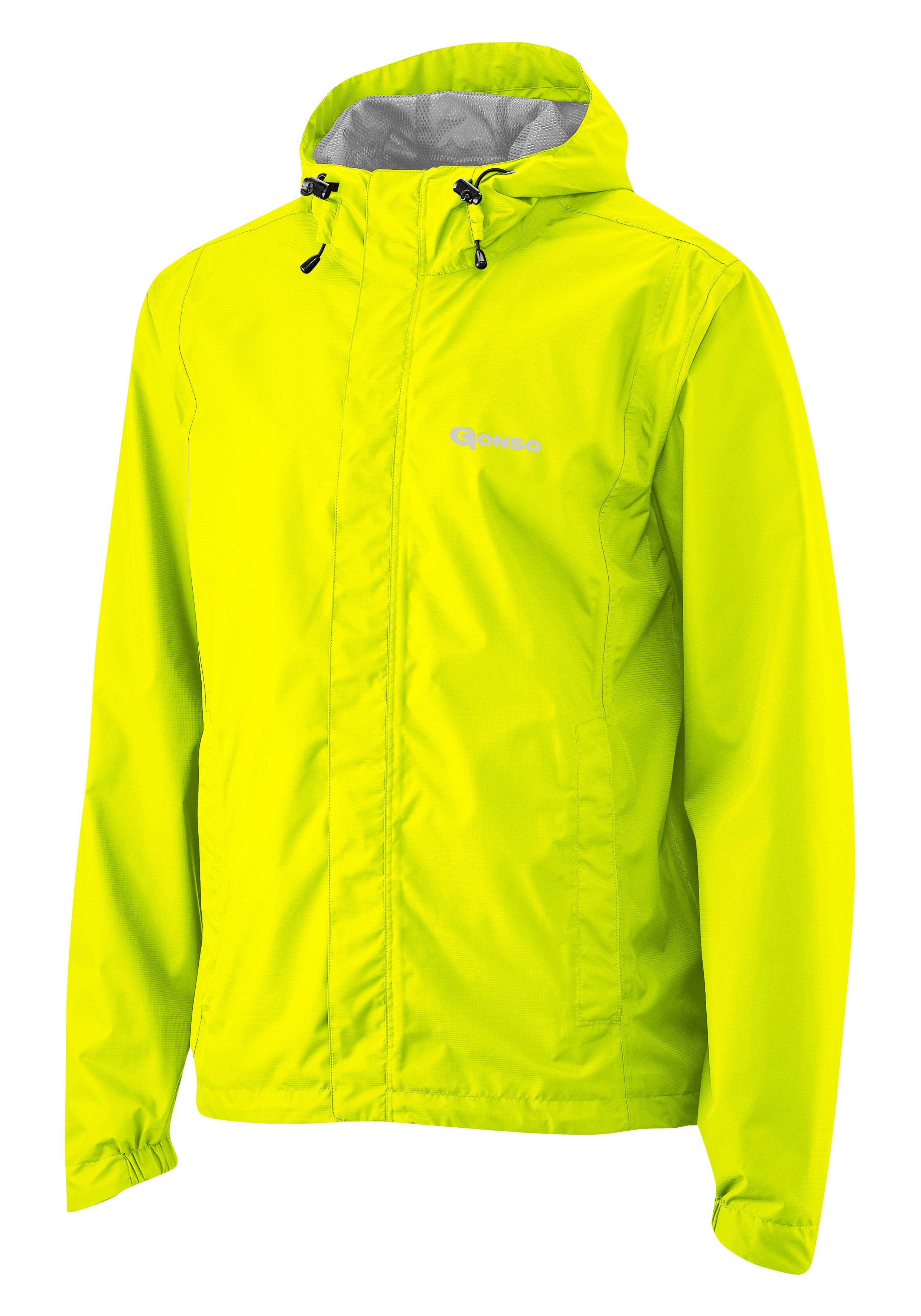 Gonso Fahrradjacke Save Light Herren Regenjacke wind- und wasserdicht, Radjacke mit Kapuze – Bild 5 von 5