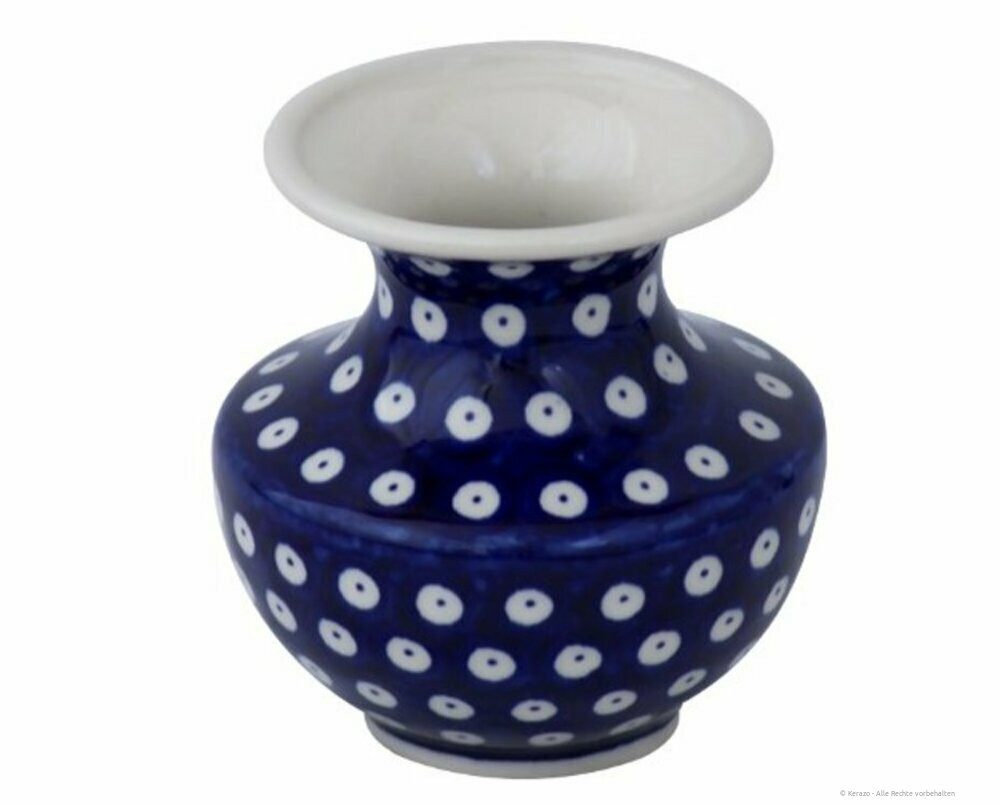 Bunzlauer Keramik Tischvase Bunzlauer Keramik 300 ml Vase "Emilia" 11cm – Blumenvase, Dekor 42