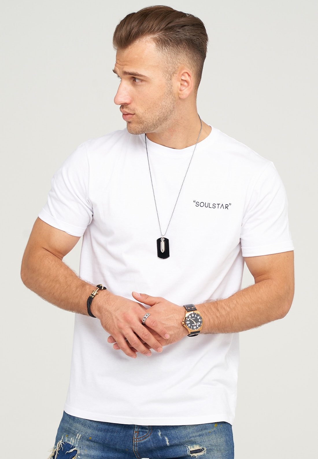 SOULSTAR T-Shirt KINGSTON mit Logoprint