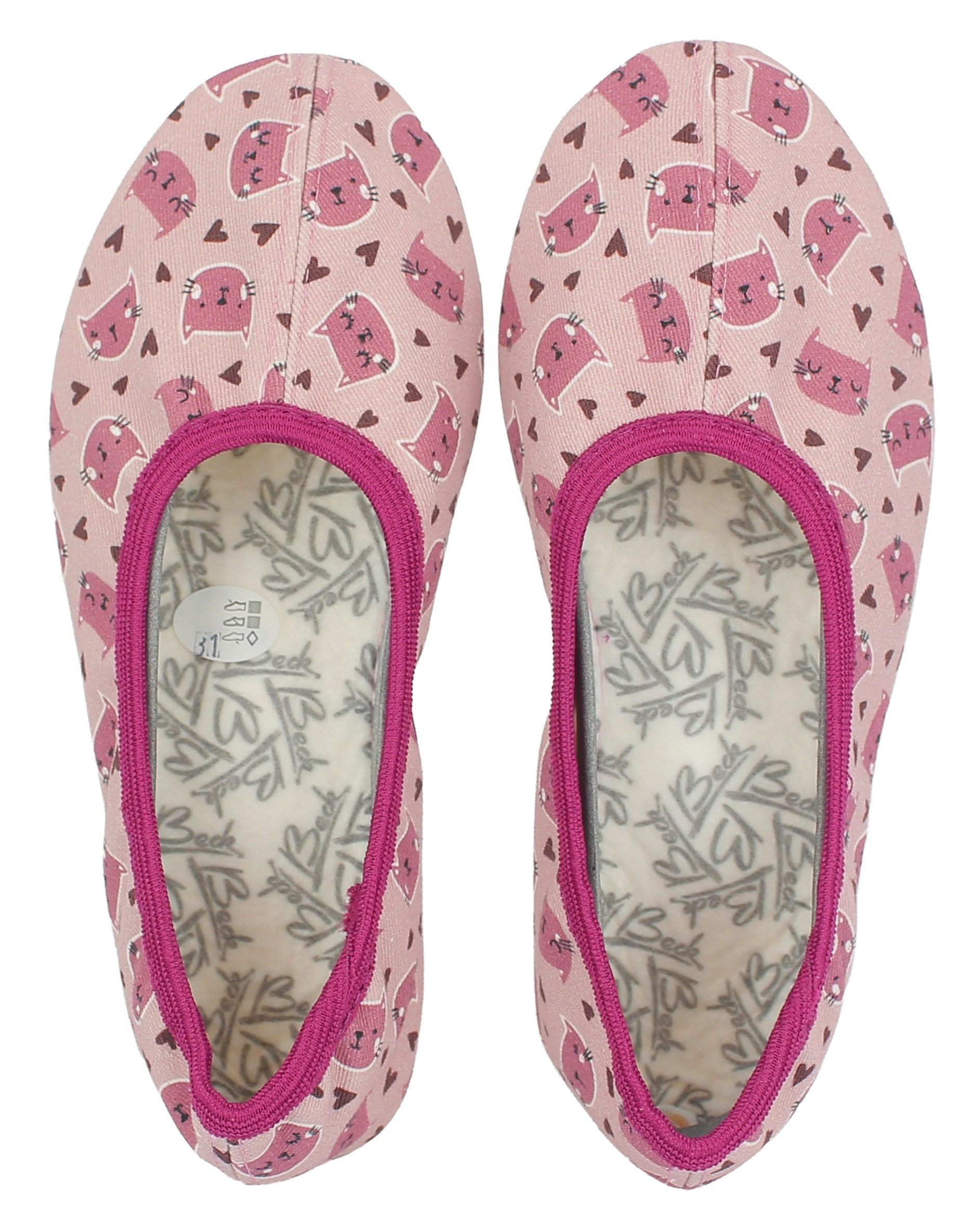 Beck Schläppchen Cats Gymnastikschuh zum schlupfen