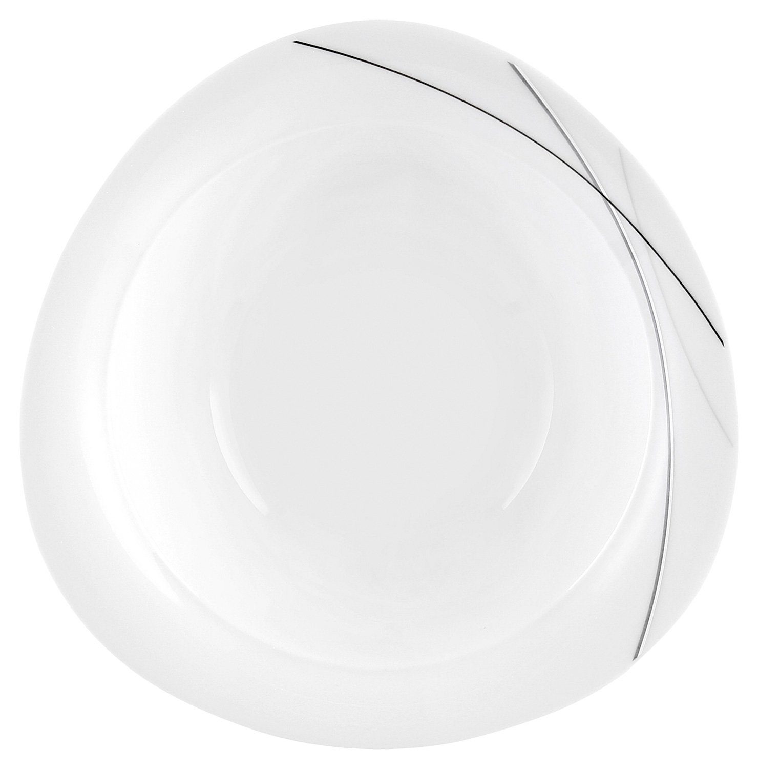 Seltmann Weiden Schale TRIO, Dessertschale, Weiß, Porzellan, Ø 16 cm, Porzellan