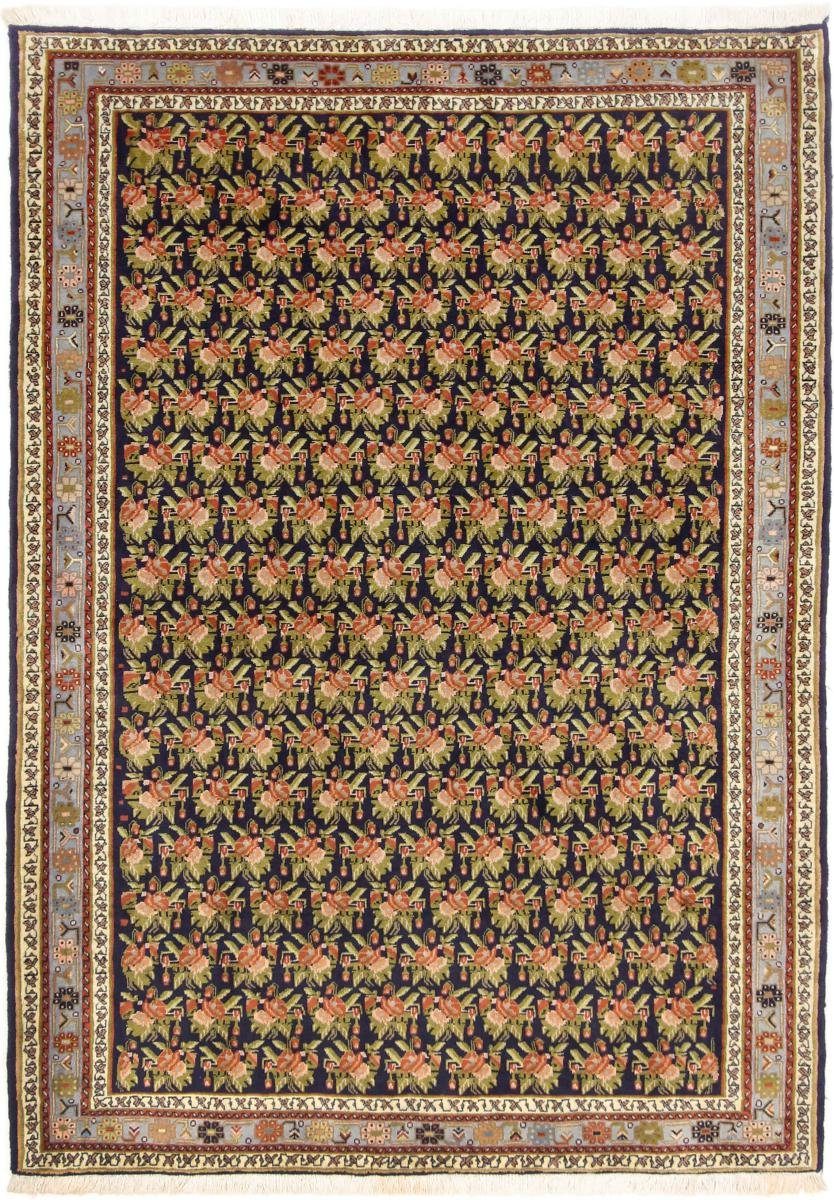 Orientteppich Shahrbabak 147x209 Handgeknüpfter Orientteppich / Perserteppich, Nain Trading, rechteckig, Höhe: 12 mm