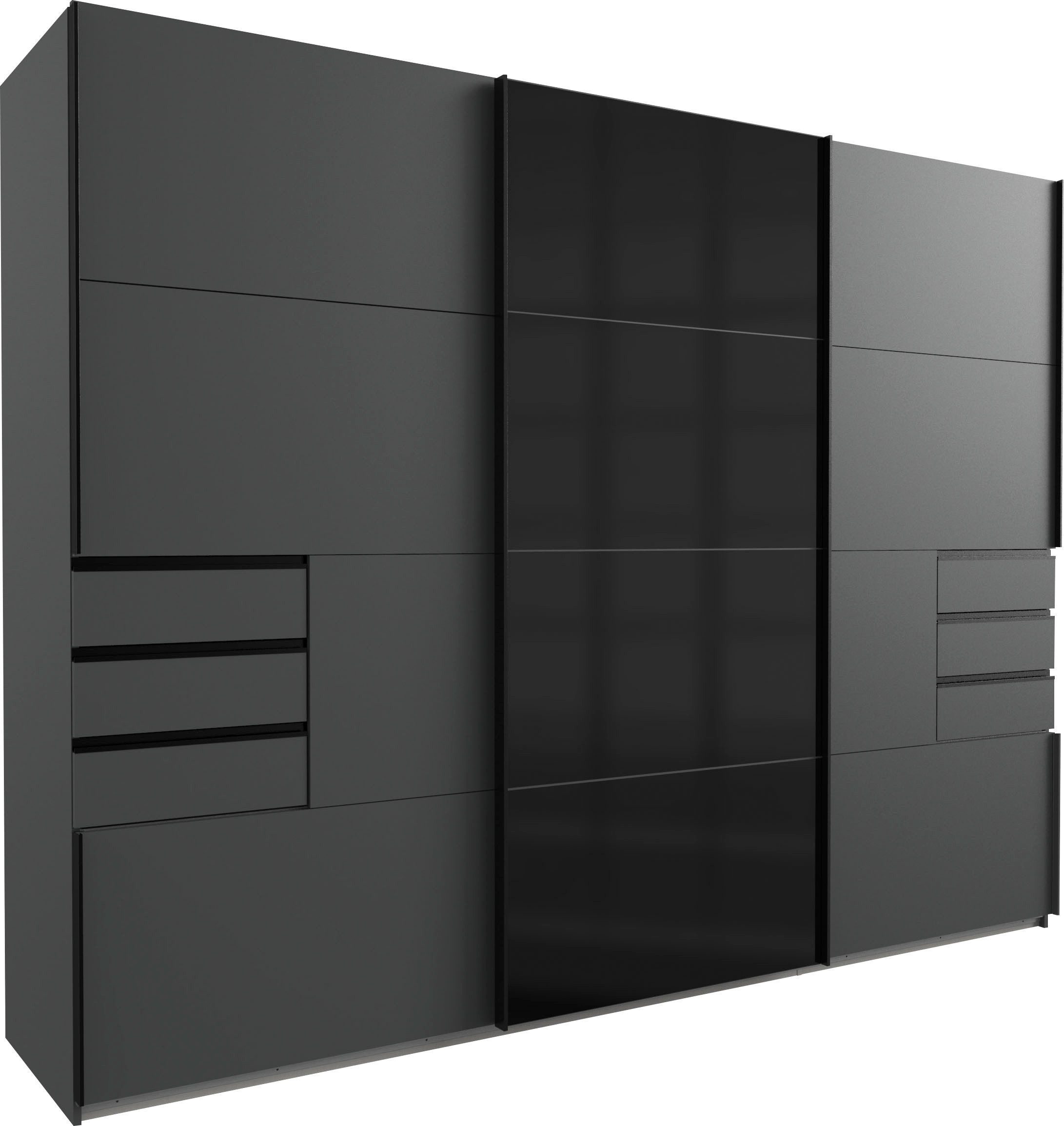 Schwebetürenschrank Saigon, Kleiderschrank mit Schiebetür