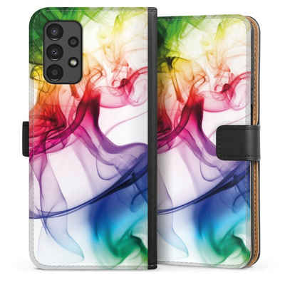 DeinDesign Handyhülle Farbe Wasser Regenbogen Strange waft, Samsung Galaxy A13 4G Hülle Handy Flip Case Wallet Cover