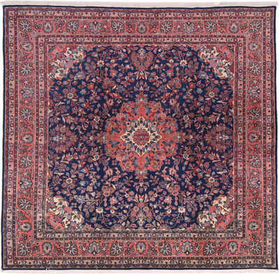 Orientteppich Hamadan 259x249 Handgeknüpfter Orientteppich / Perserteppich, Nain Trading, quadratisch, Höhe: 8 mm