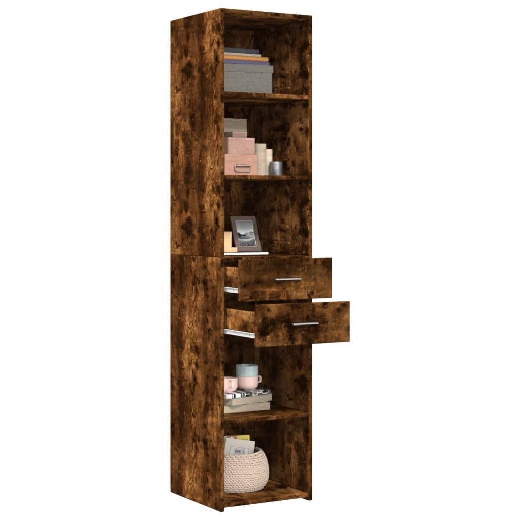 vidaXL Highboard Highboard Räuchereiche 40x42,5x185 cm günstig online kaufen