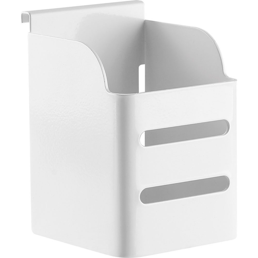 Inline TV-Wandhalterung InLine® 23182D Slatwall Stiftebox, weiß