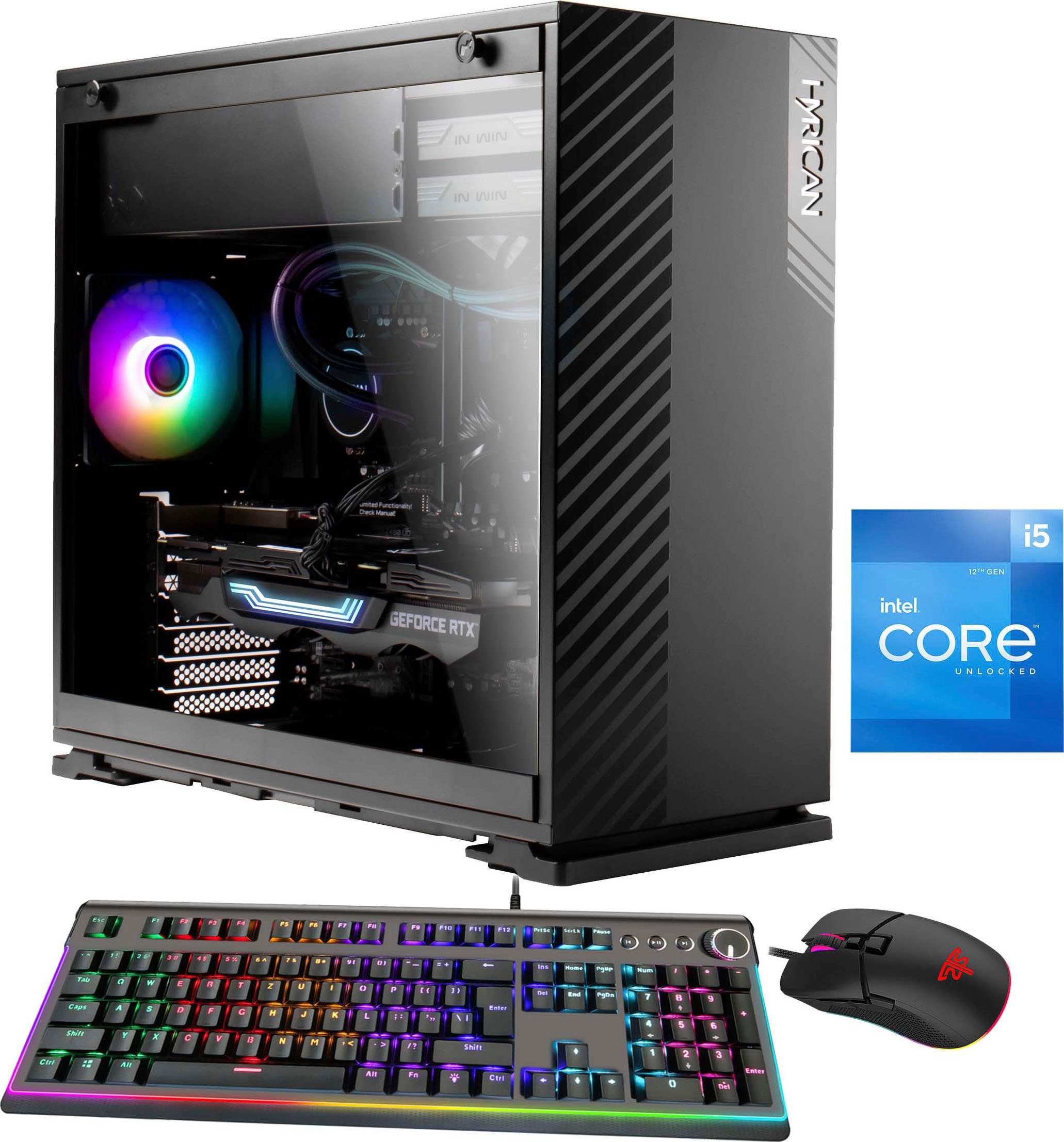 Hyrican Alpha 6847 Gaming-PC (Intel Core i5 12400F, GeForce RTX 3060, 16 GB RAM, 1000 GB SSD, Wasserkühlung, Windows 11)
